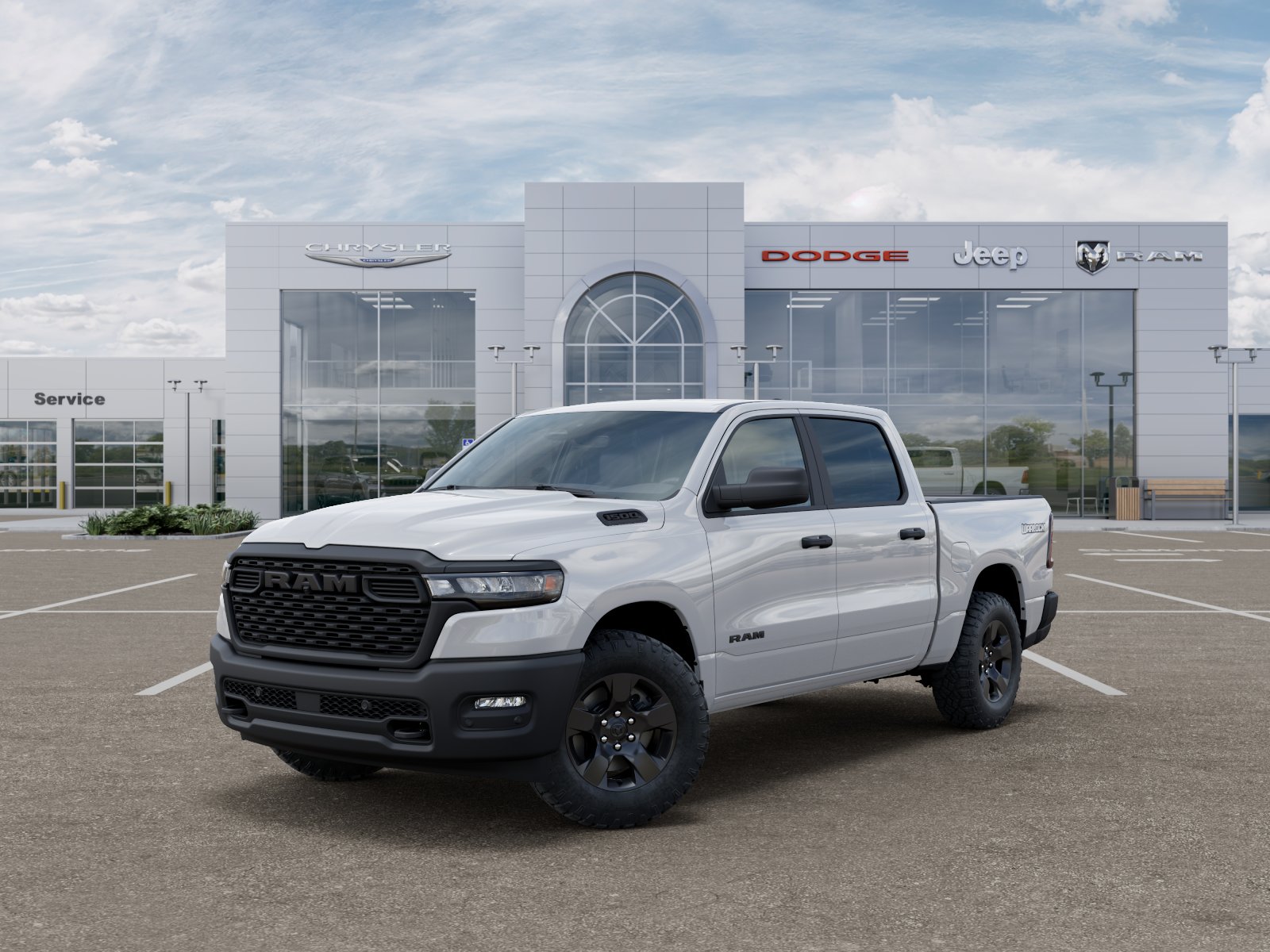 New 2026 Bright White Clear-Coat Exterior Paint RAM Warlock image 27