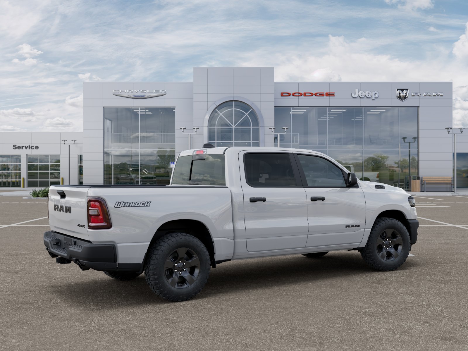 New 2026 Bright White Clear-Coat Exterior Paint RAM Warlock image 30