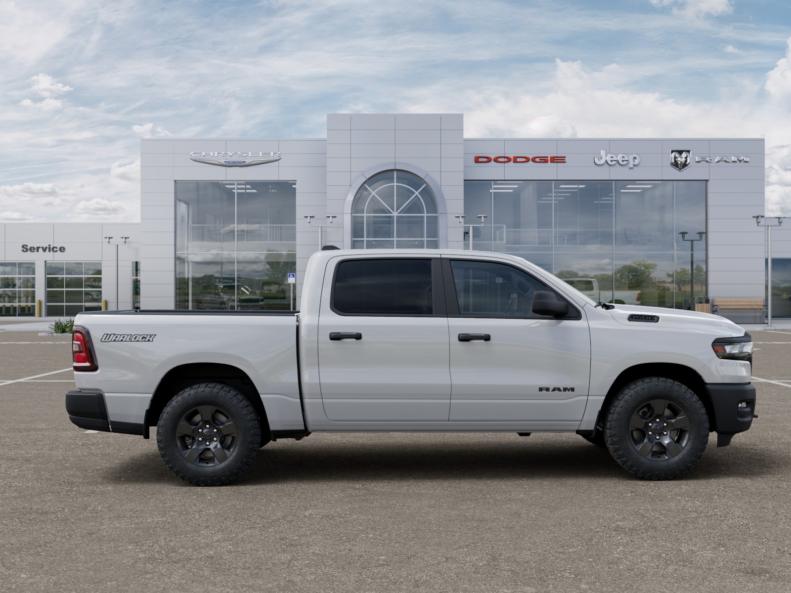New 2026 Bright White Clear-Coat Exterior Paint RAM Warlock image 47