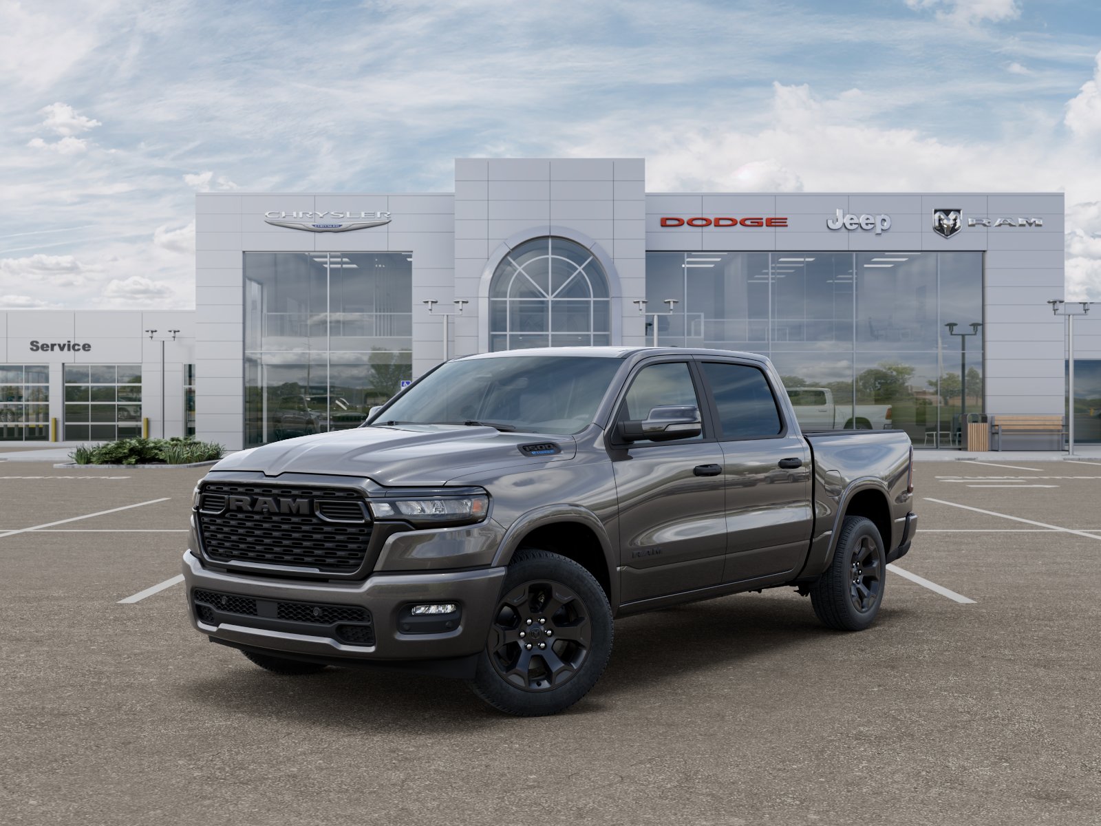 New 2026 Granite Crystal Metallic Clearcoat RAM Big Horn image 27