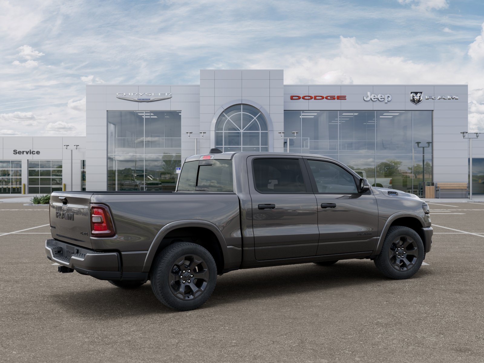 New 2026 Granite Crystal Metallic Clearcoat RAM Big Horn image 30