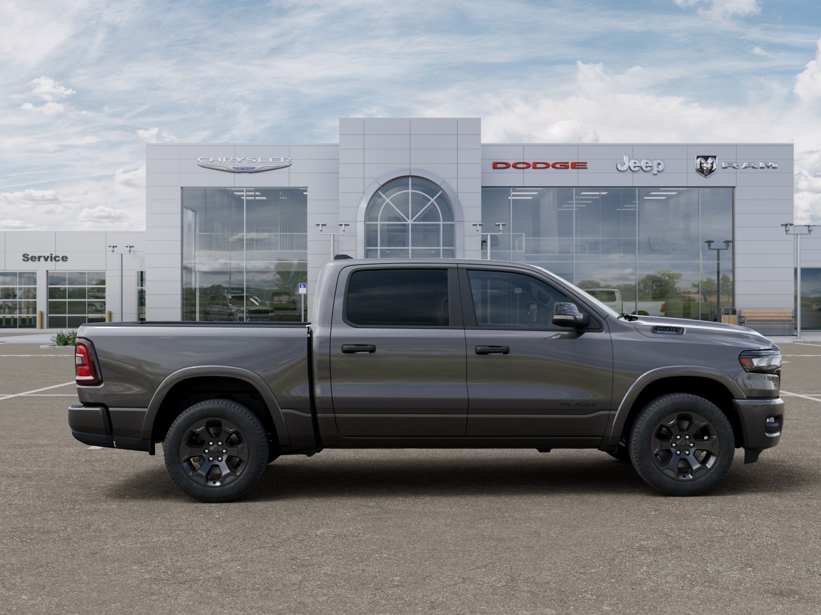 New 2026 Granite Crystal Metallic Clearcoat RAM Big Horn image 47