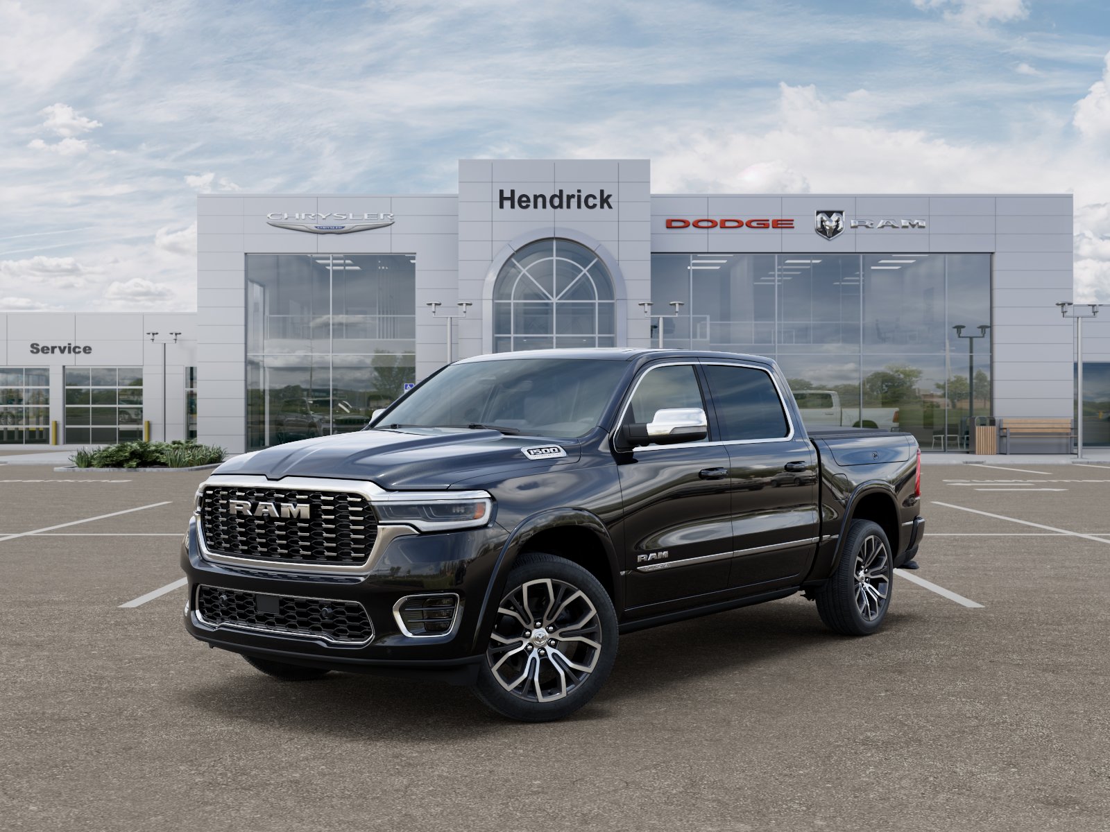 New 2026 Diamond Black Crystal Pearl-Coat Exterior Paint RAM Tungsten image 39