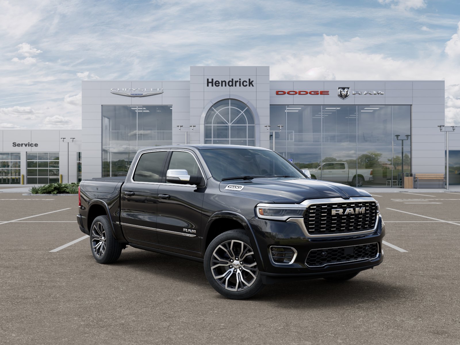 New 2026 Diamond Black Crystal Pearl-Coat Exterior Paint RAM Tungsten image 38