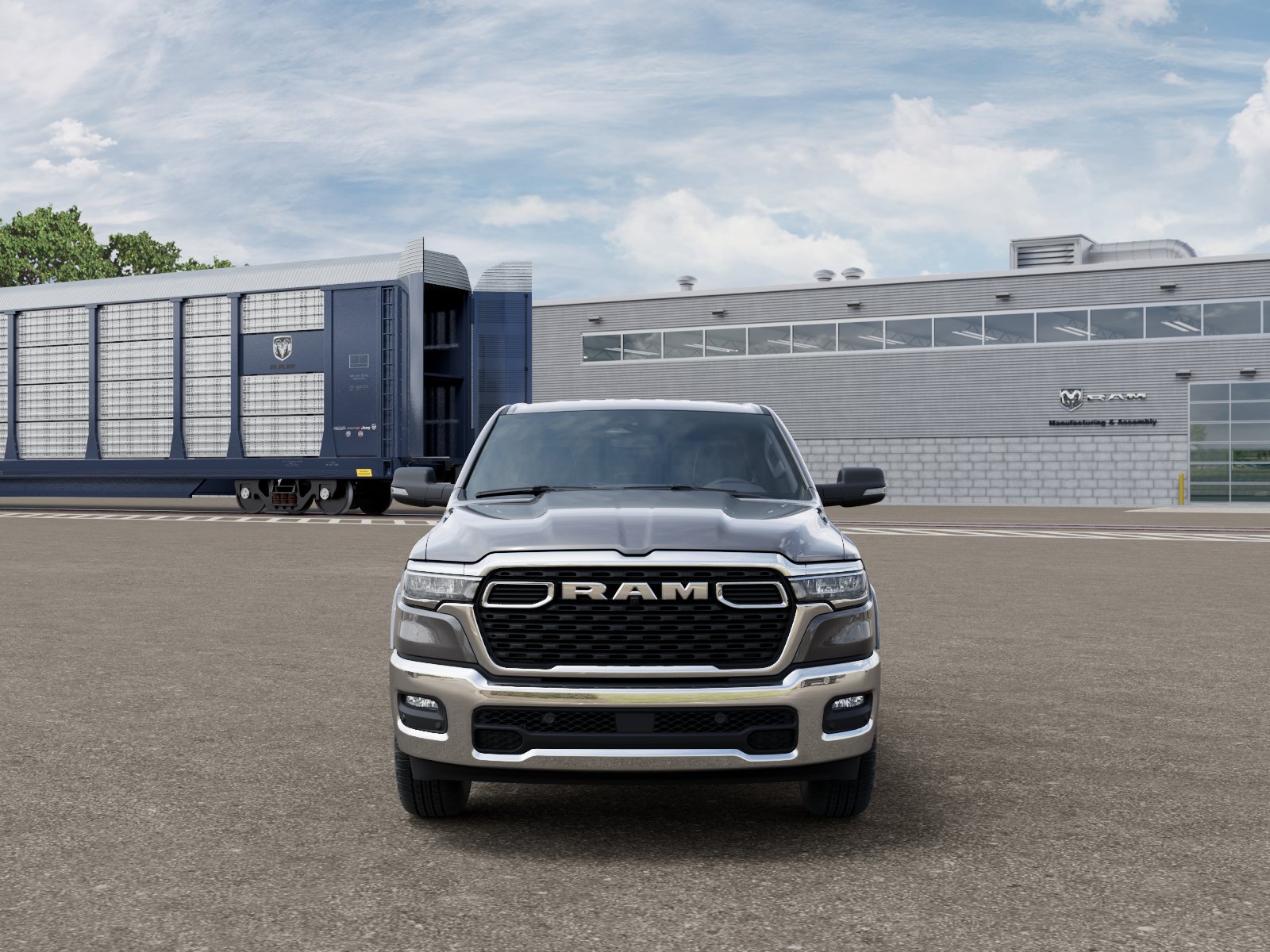 New 2026 Granite Crystal Metallic Clear Ram RAM 1500 BIG HORN CREW CAB 4X4 image 6