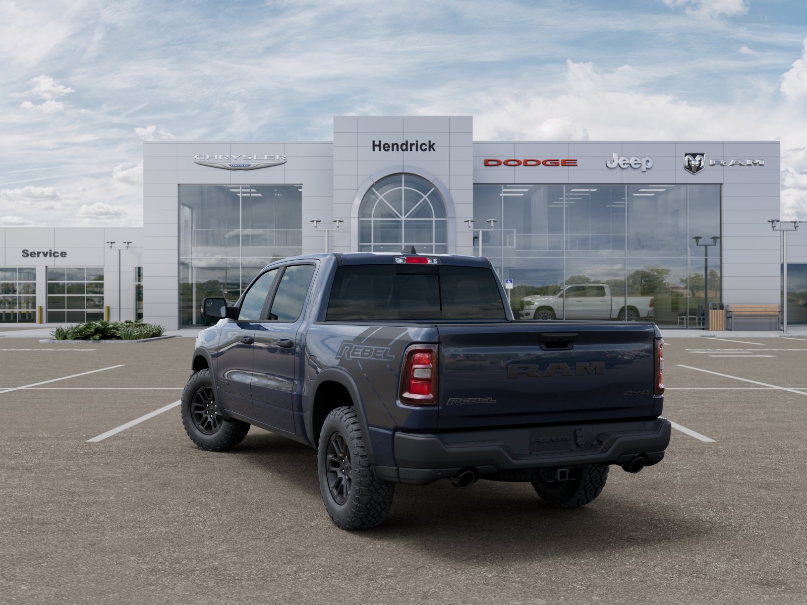New 2026 Forged Blue Metallic Exterior Paint RAM Rebel image 35