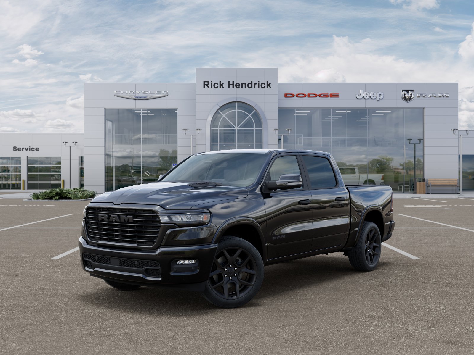 New 2026 Diamond Black Crystal Pearl-Coat Exterior Paint RAM Laramie image 37