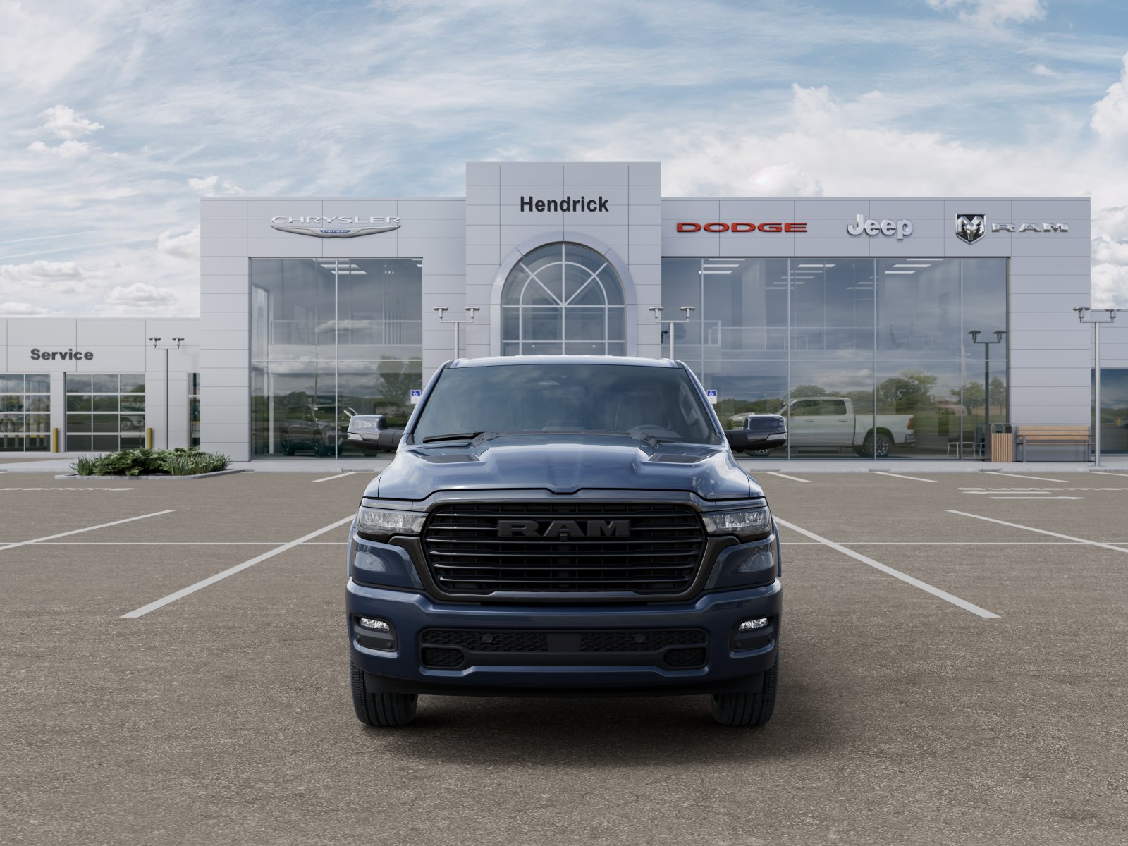 New 2026 Forged Blue Metallic Exterior Paint RAM Laramie image 40