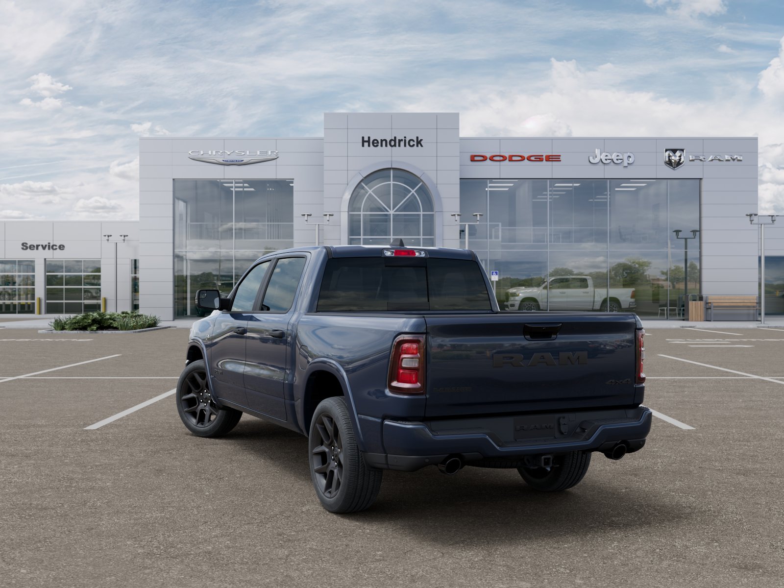 New 2026 Forged Blue Metallic Exterior Paint RAM Laramie image 38