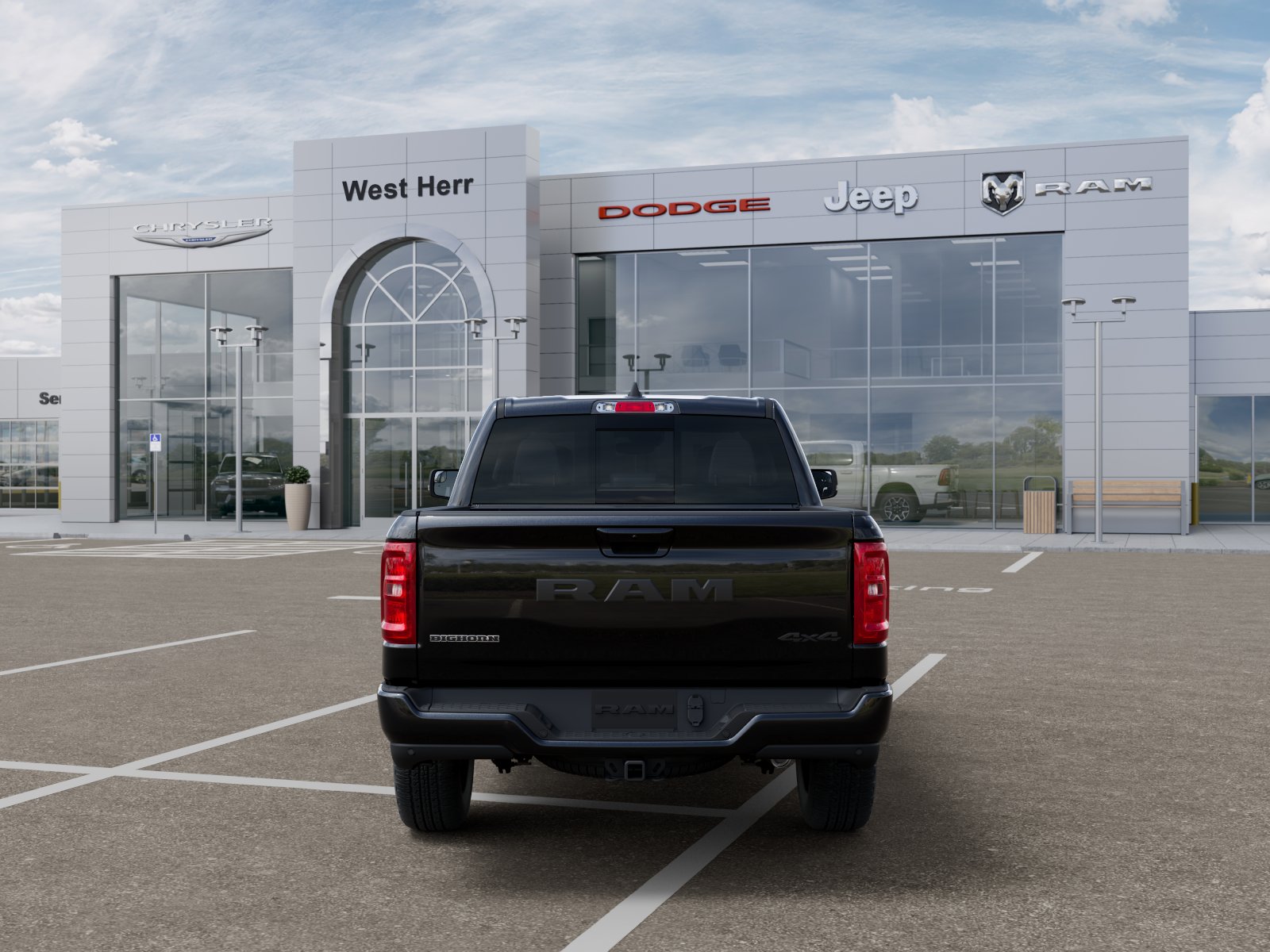 New 2026 Diamond Black Crystal Pearl-Coat Exterior Paint RAM Big Horn/Lone Star image 57