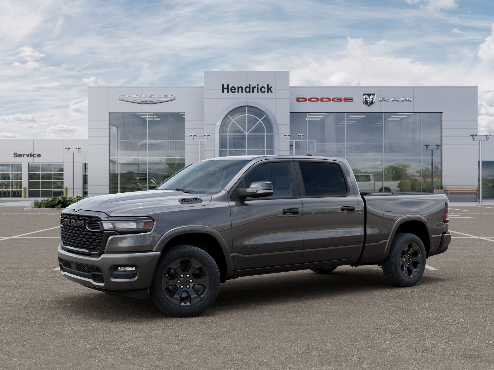 New 2026 Granite Crystal Metallic Clear-Coat Exterior Paint RAM Big Horn image 64