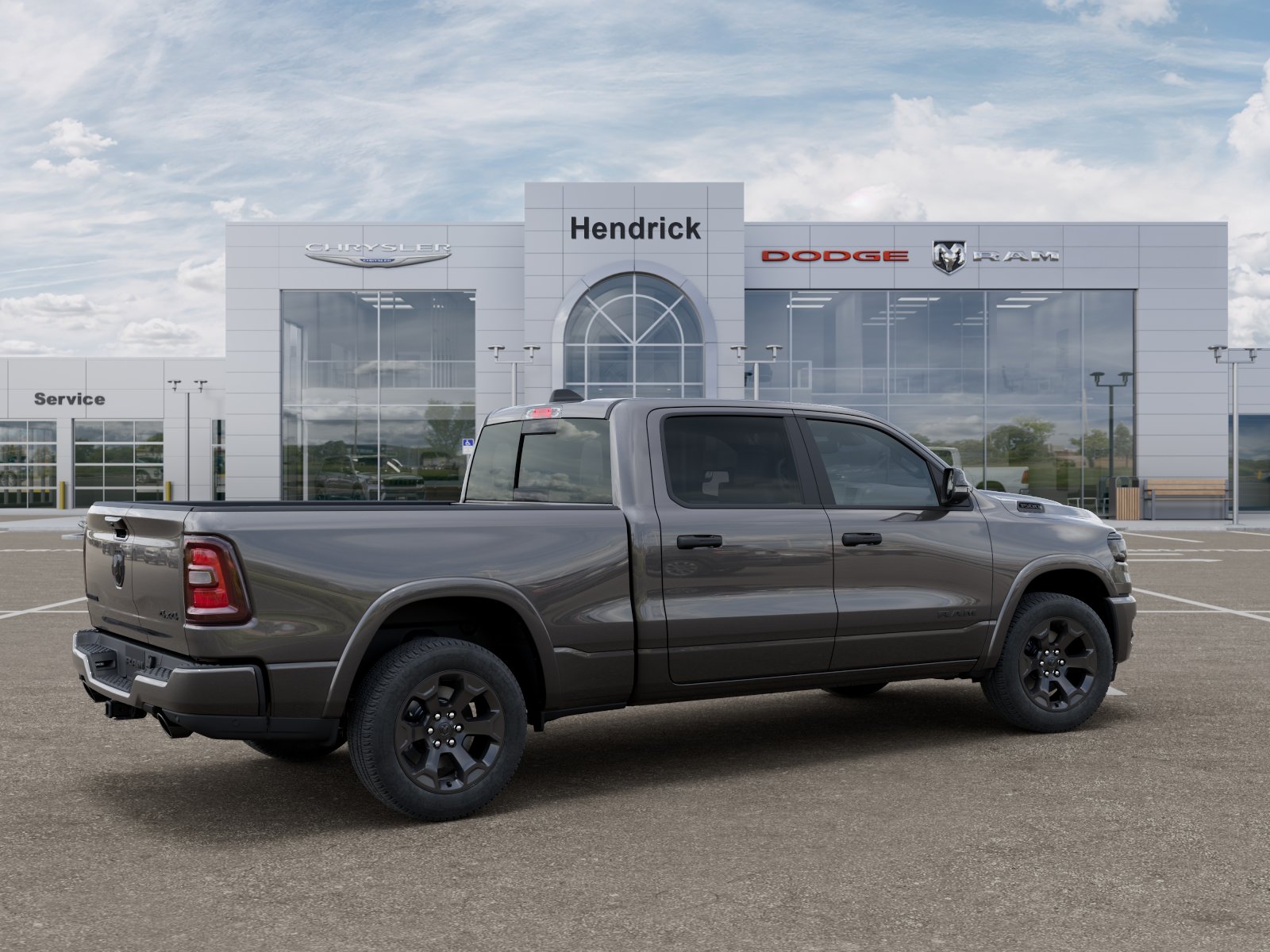 New 2026 Granite Crystal Metallic Clear-Coat Exterior Paint RAM Big Horn image 66