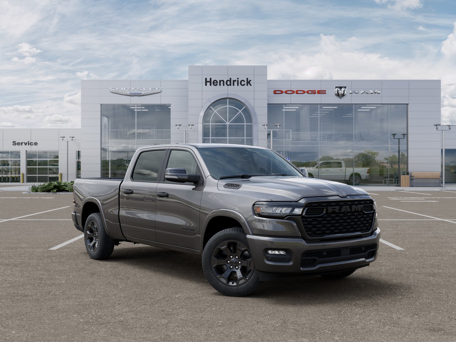 New 2026 Granite Crystal Metallic Clear-Coat Exterior Paint RAM Big Horn image 62