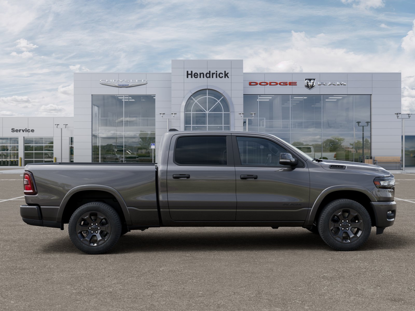 New 2026 Granite Crystal Metallic Clear-Coat Exterior Paint RAM Big Horn image 82