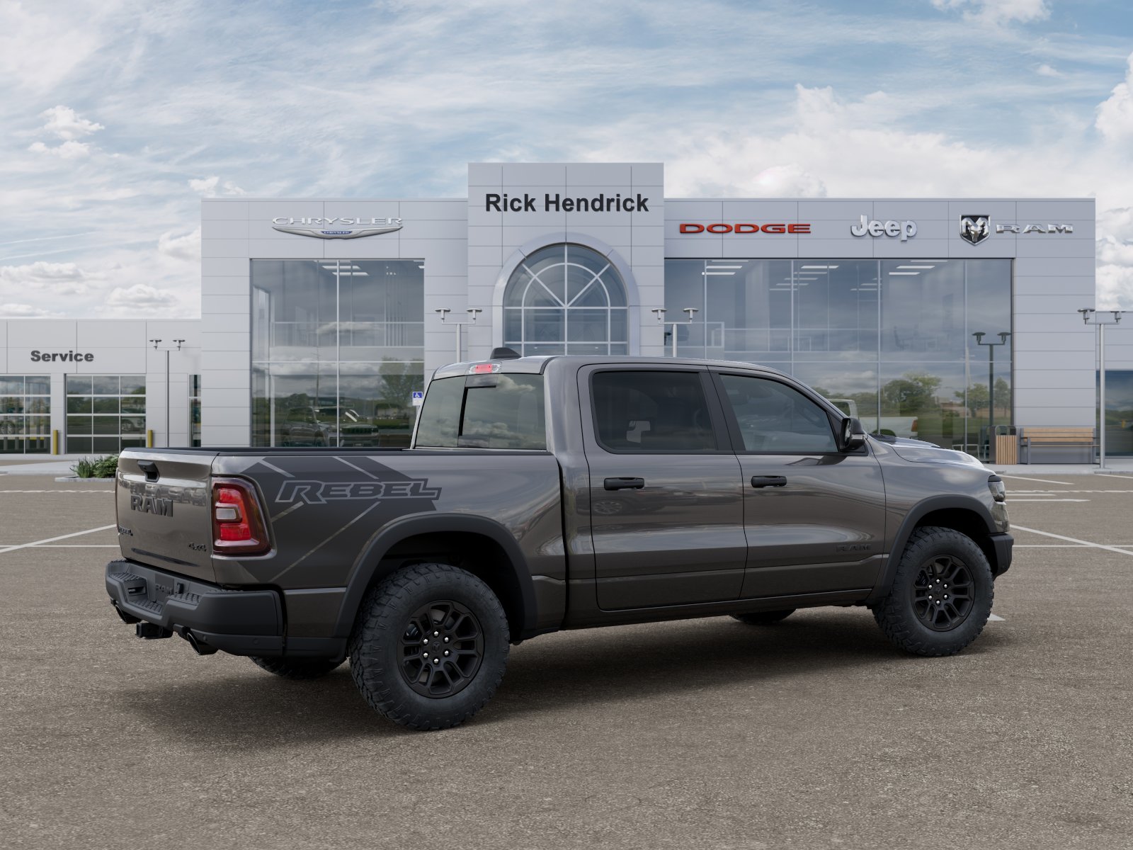 New 2026 Granite Crystal Metallic Clear-Coat Exterior Paint RAM Rebel image 38