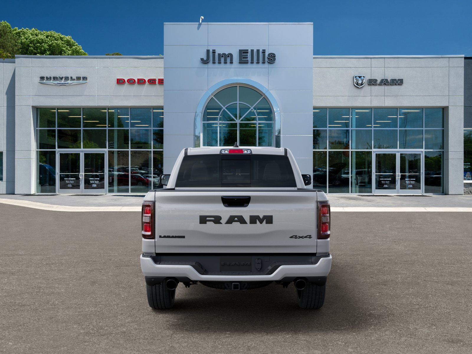 New 2026 Ivory White Tri-Coat Pearl-Coat Exterior Paint RAM Laramie image 33