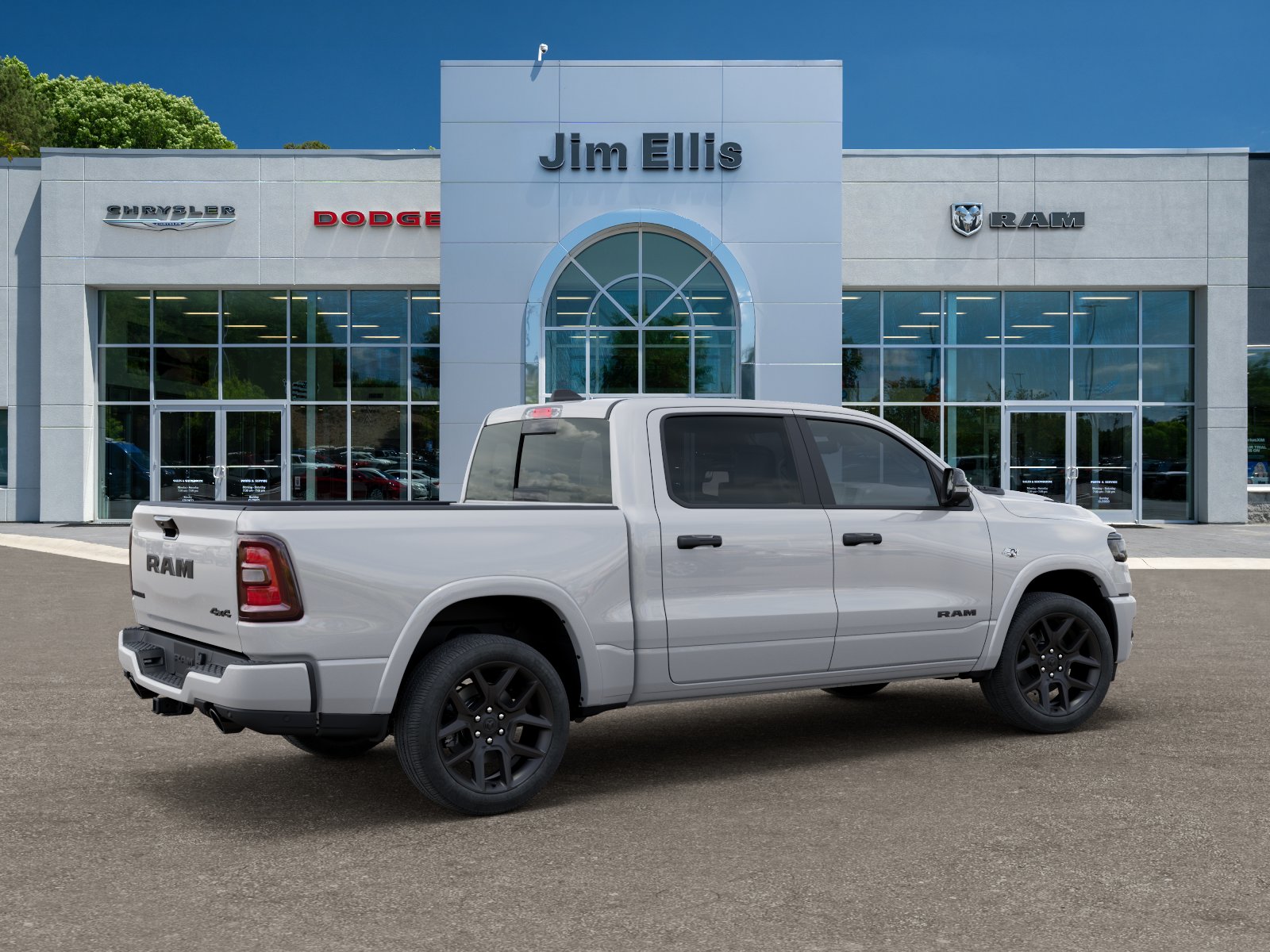 New 2026 Ivory White Tri-Coat Pearl-Coat Exterior Paint RAM Laramie image 30