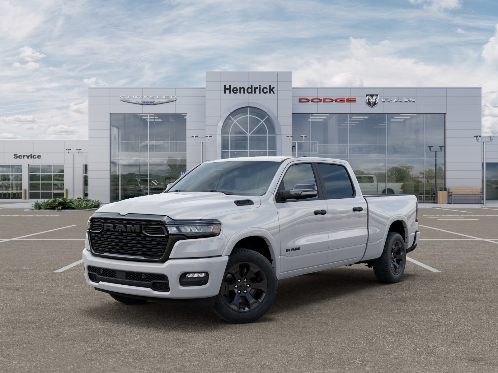 New 2026 Bright White Clear-Coat Exterior Paint RAM Big Horn image 37