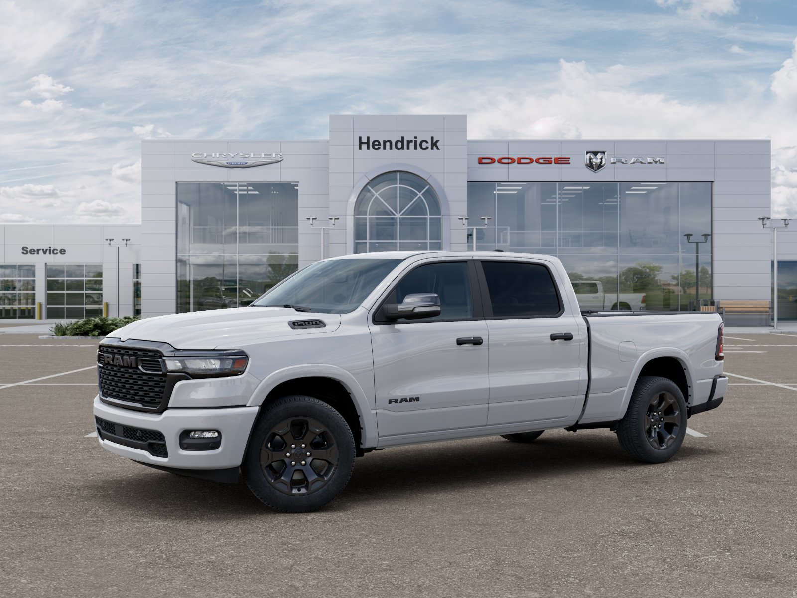 New 2026 Bright White Clear-Coat Exterior Paint RAM Big Horn image 38