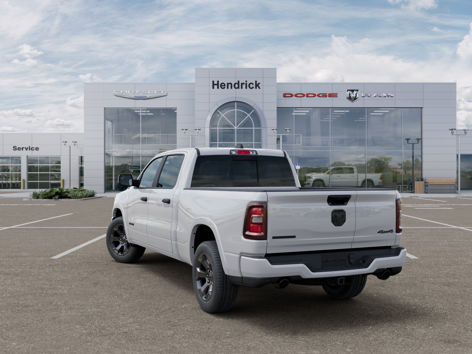 New 2026 Bright White Clear-Coat Exterior Paint RAM Big Horn image 39