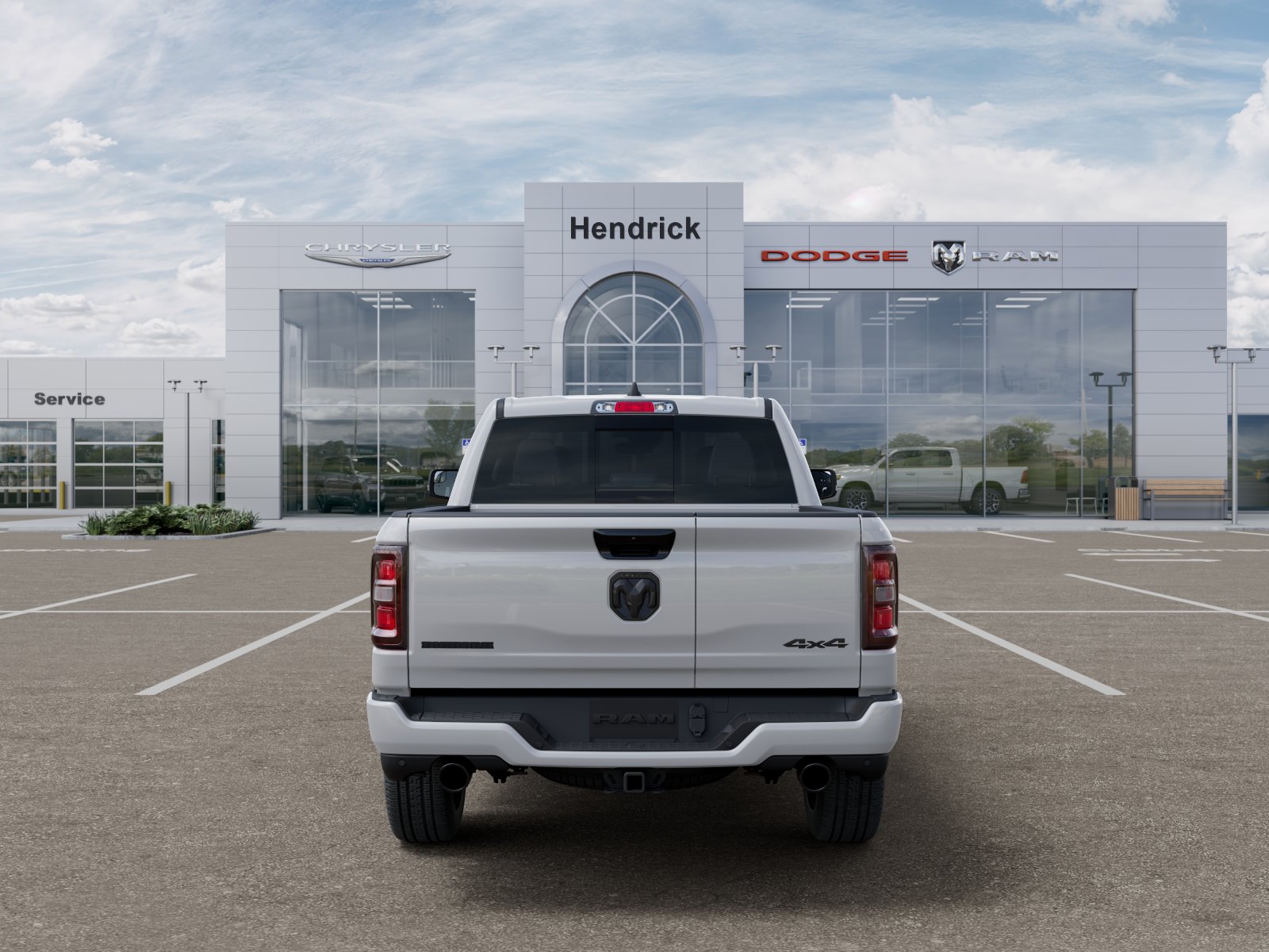 New 2026 Bright White Clear-Coat Exterior Paint RAM Big Horn image 42