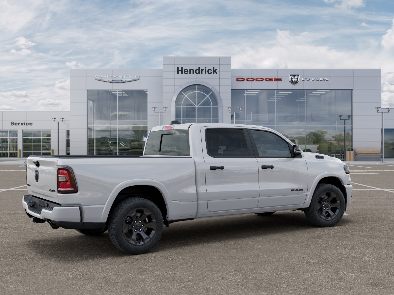 New 2026 Bright White Clear-Coat Exterior Paint RAM Big Horn image 40