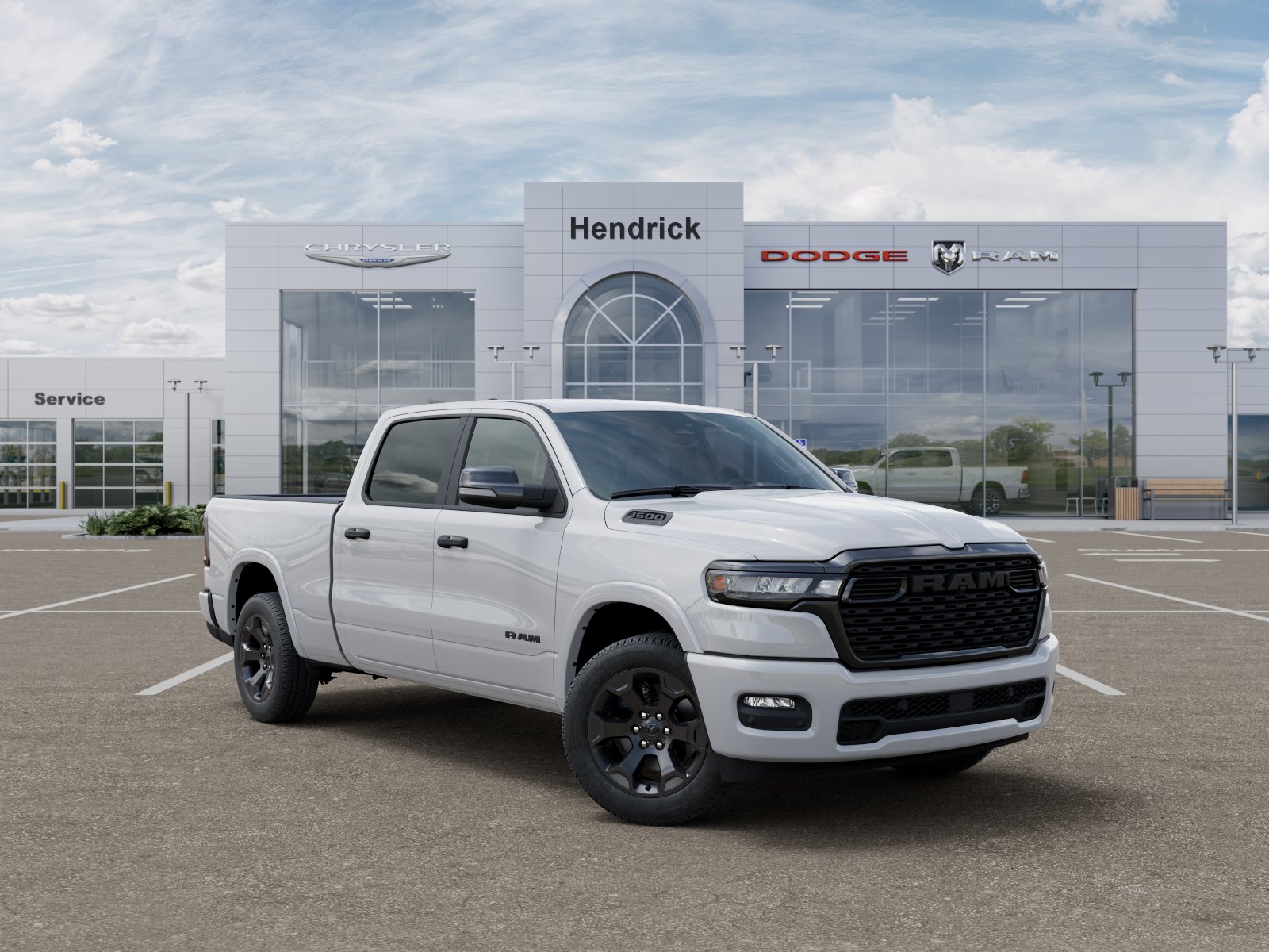 New 2026 Bright White Clear-Coat Exterior Paint RAM Big Horn image 36