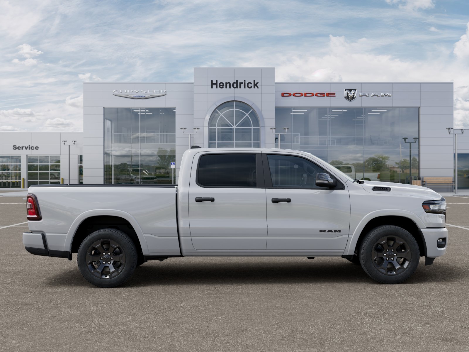 New 2026 Bright White Clear-Coat Exterior Paint RAM Big Horn image 56