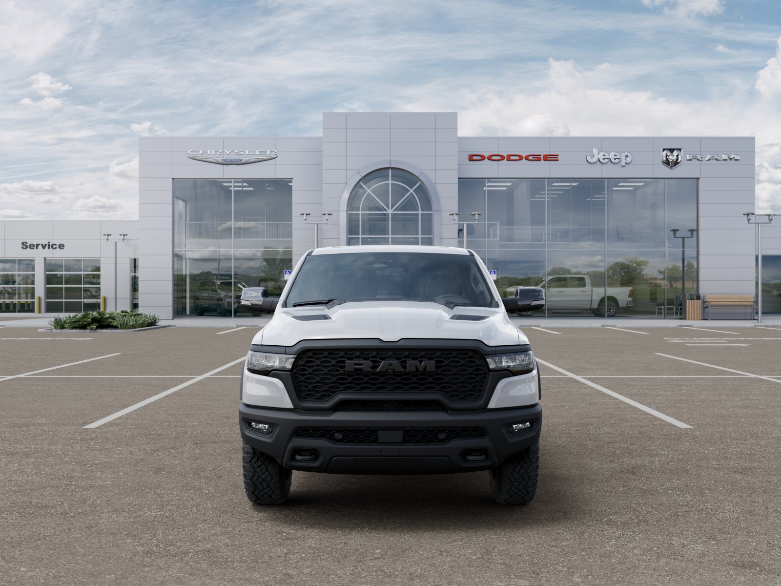 New 2026 Bright White Clear-Coat Exterior Paint RAM Rebel image 32