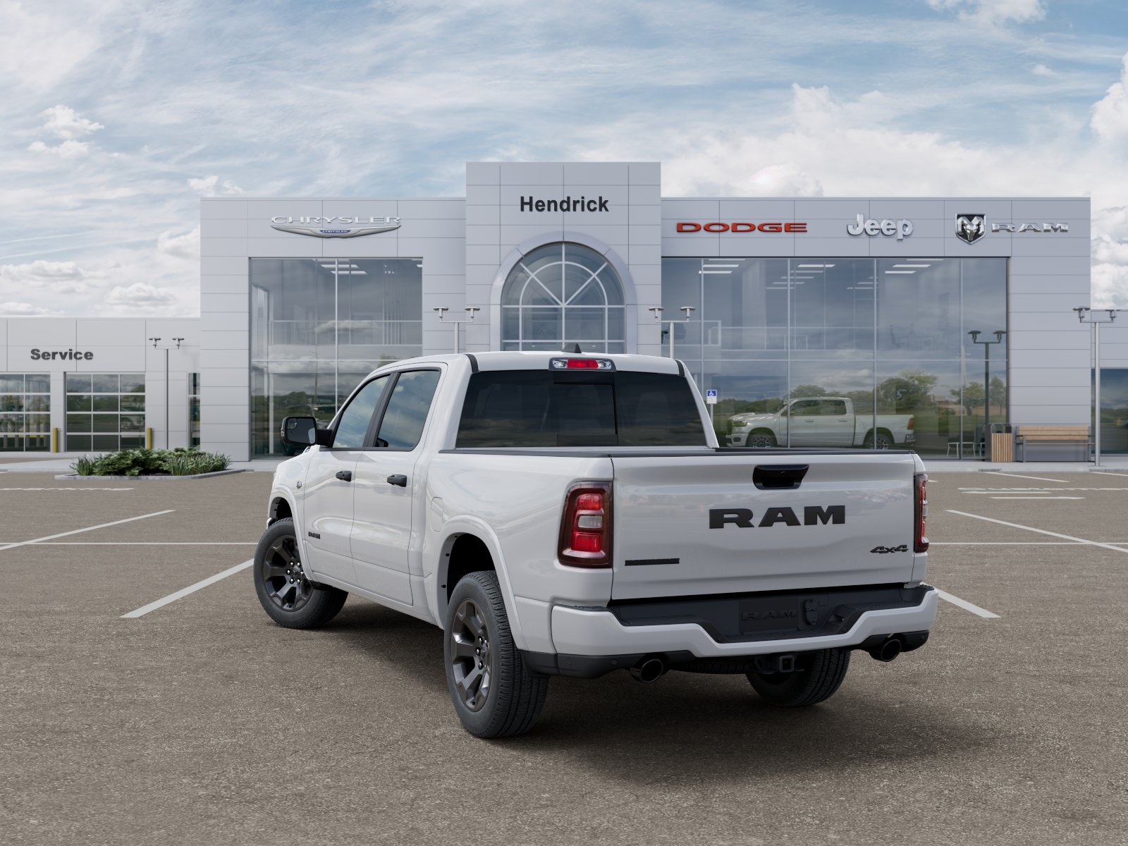New 2026 Bright White Clearcoat RAM Big Horn image 39