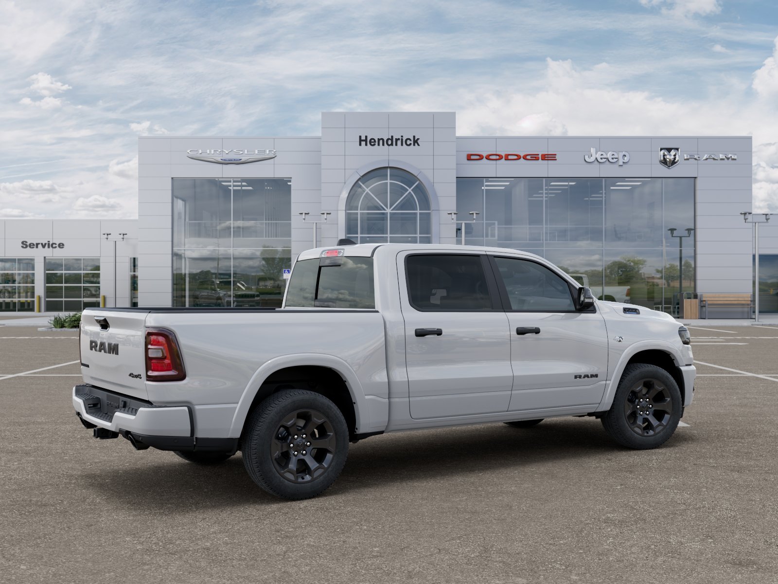 New 2026 Bright White Clearcoat RAM Big Horn image 40
