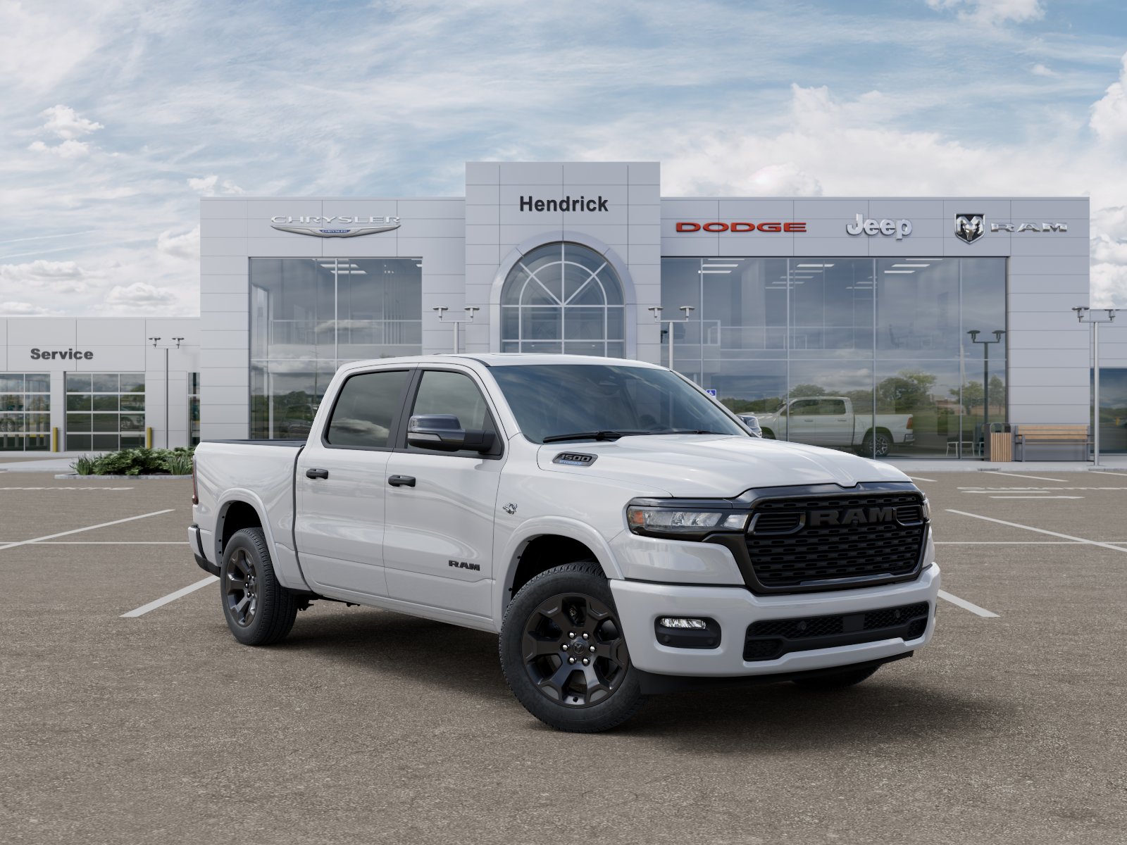 New 2026 Bright White Clearcoat RAM Big Horn image 36