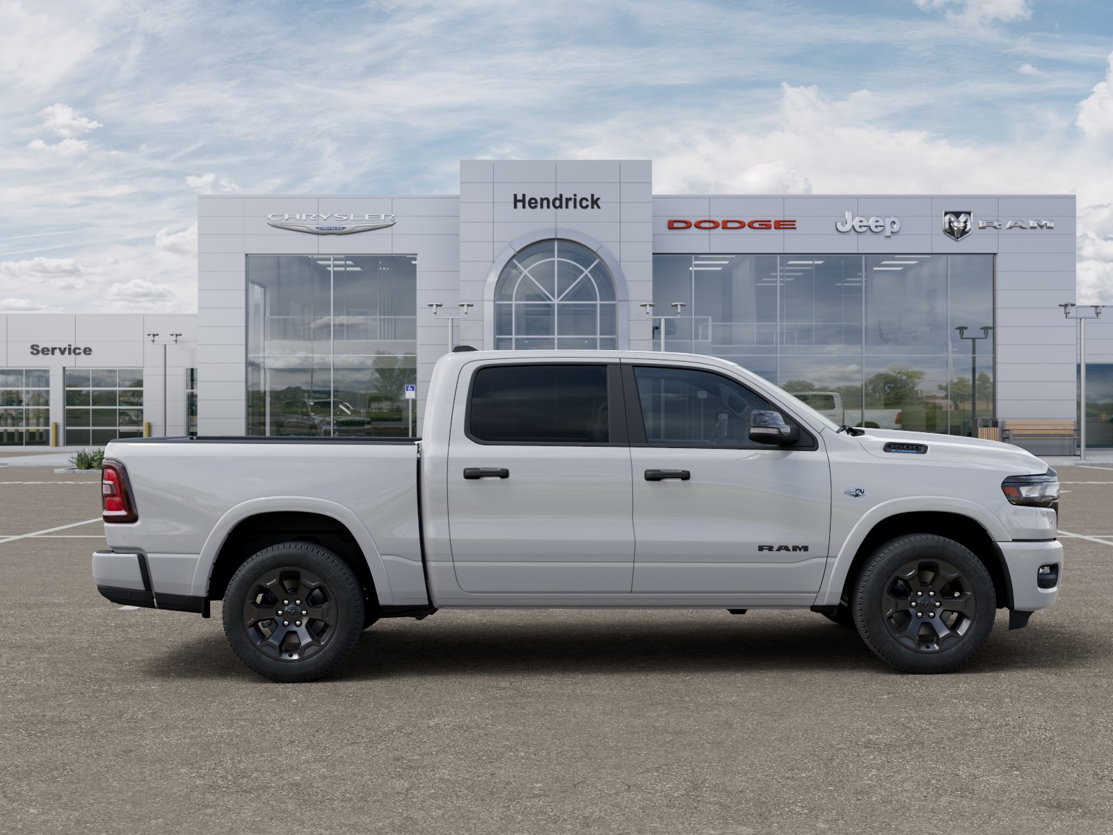New 2026 Bright White Clearcoat RAM Big Horn image 56