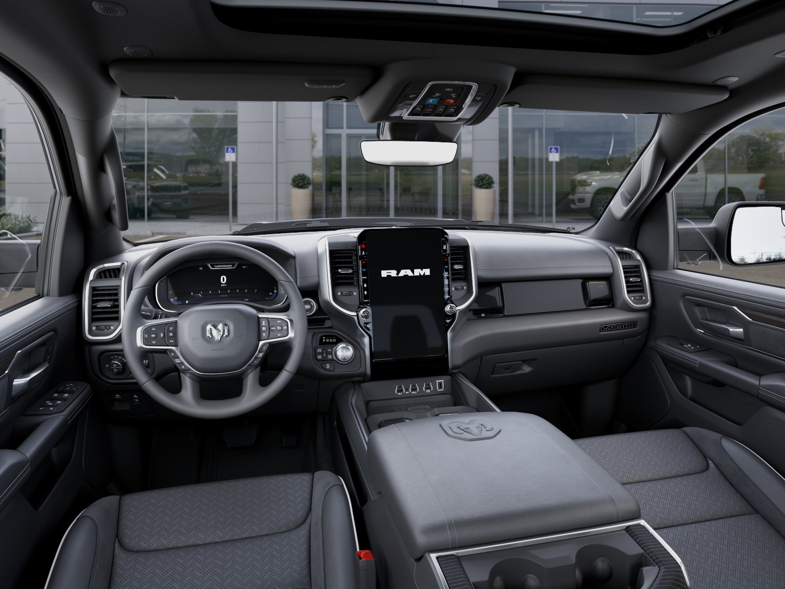 New 2026 Bright White Clear-Coat Exterior Paint RAM Laramie image 40