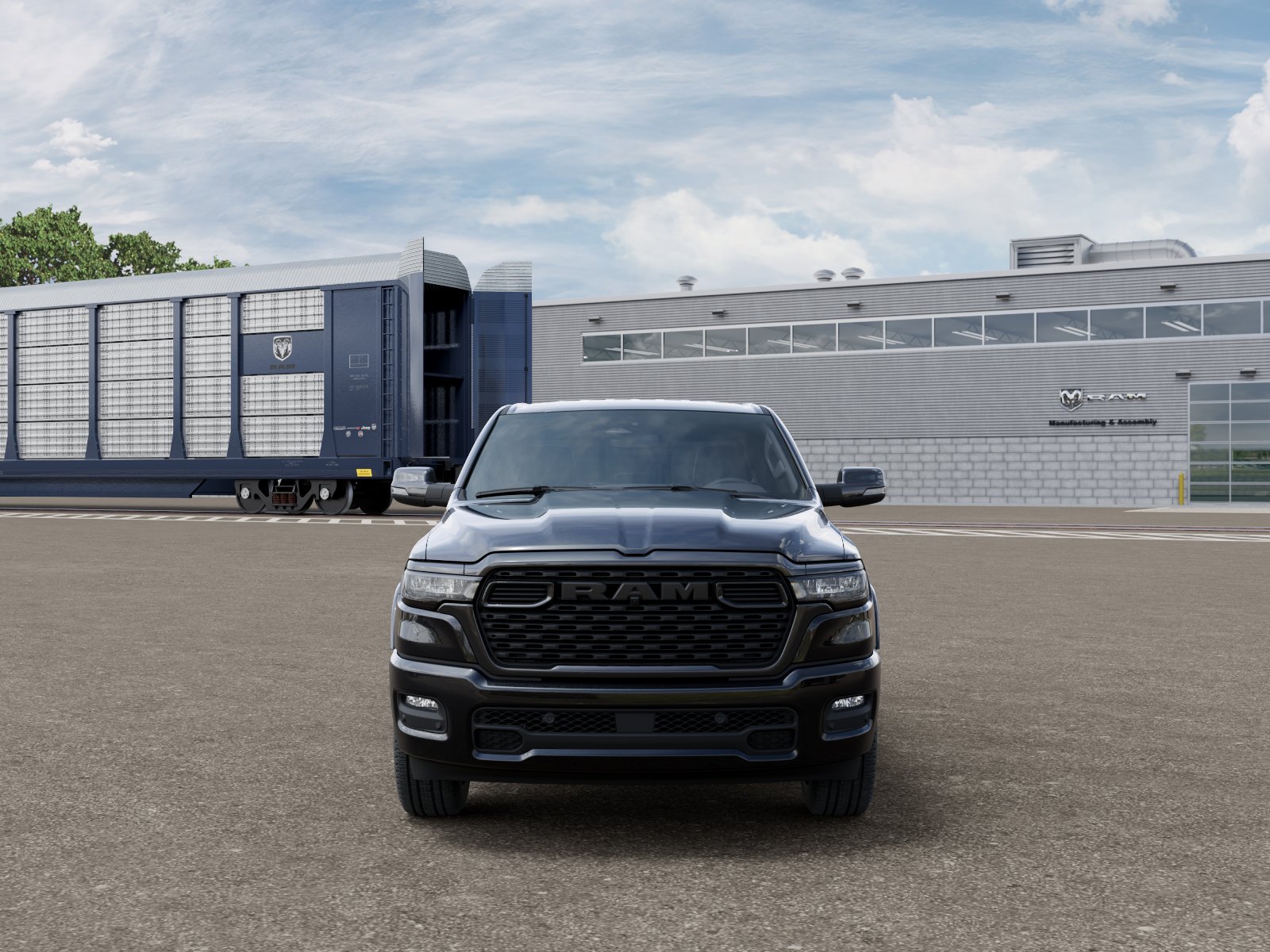 New 2026 Diamond Black Crystal Pearlcoat RAM Big Horn image 6