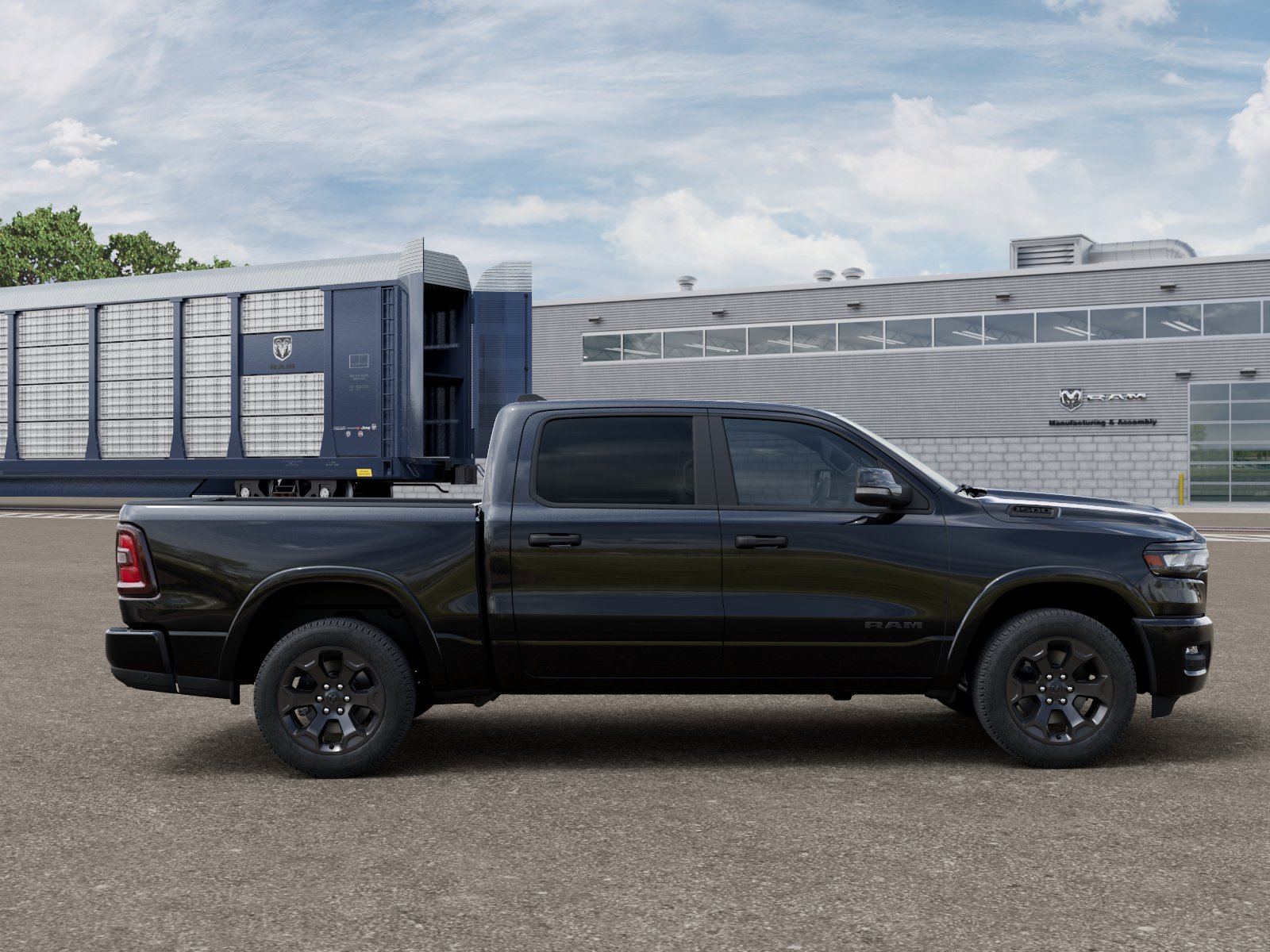New 2026 Diamond Black Crystal Pearlcoat RAM Big Horn image 21