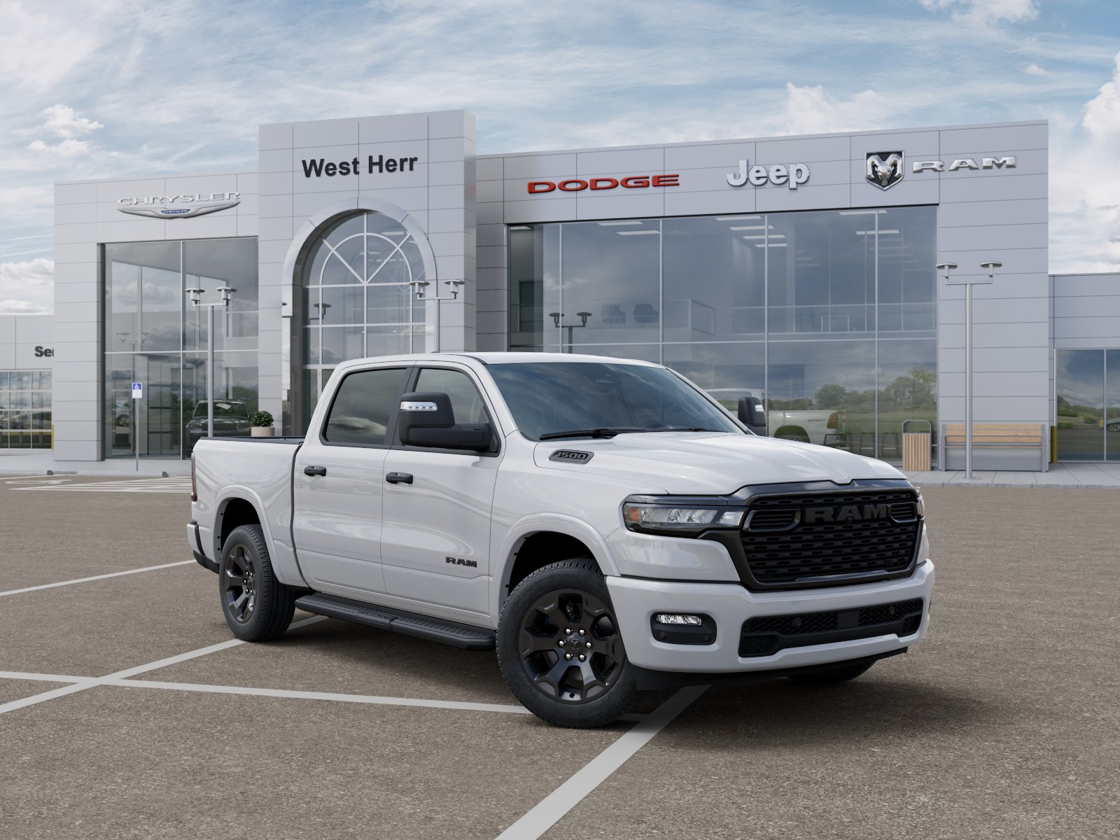 New 2026 Bright White Clear-Coat Exterior Paint RAM Big Horn/Lone Star image 17