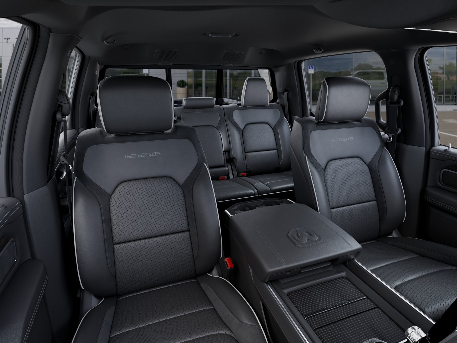 New 2026 Diamond Black Crystal Pearlcoat Ram Laramie image 42