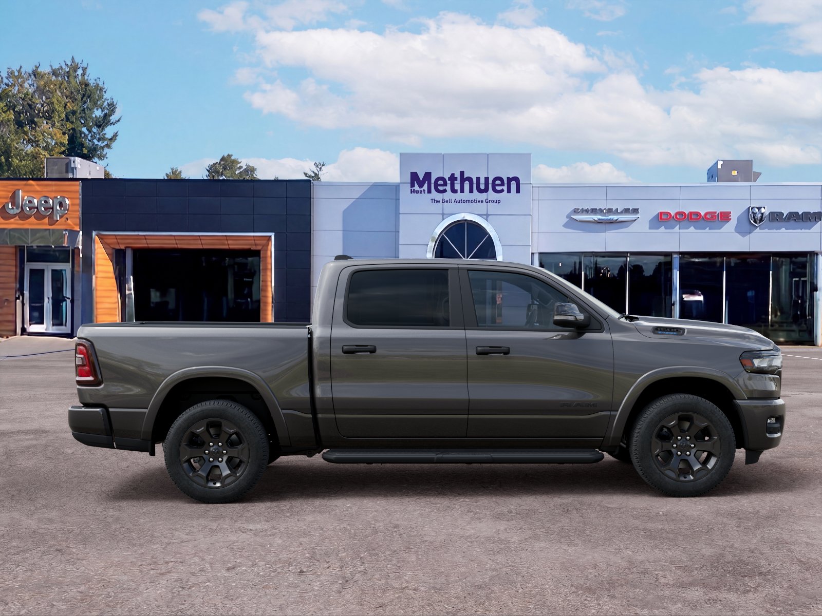 New 2026 Granite Crystal Metallic Clear-Coat Exterior Paint RAM Big Horn image 47