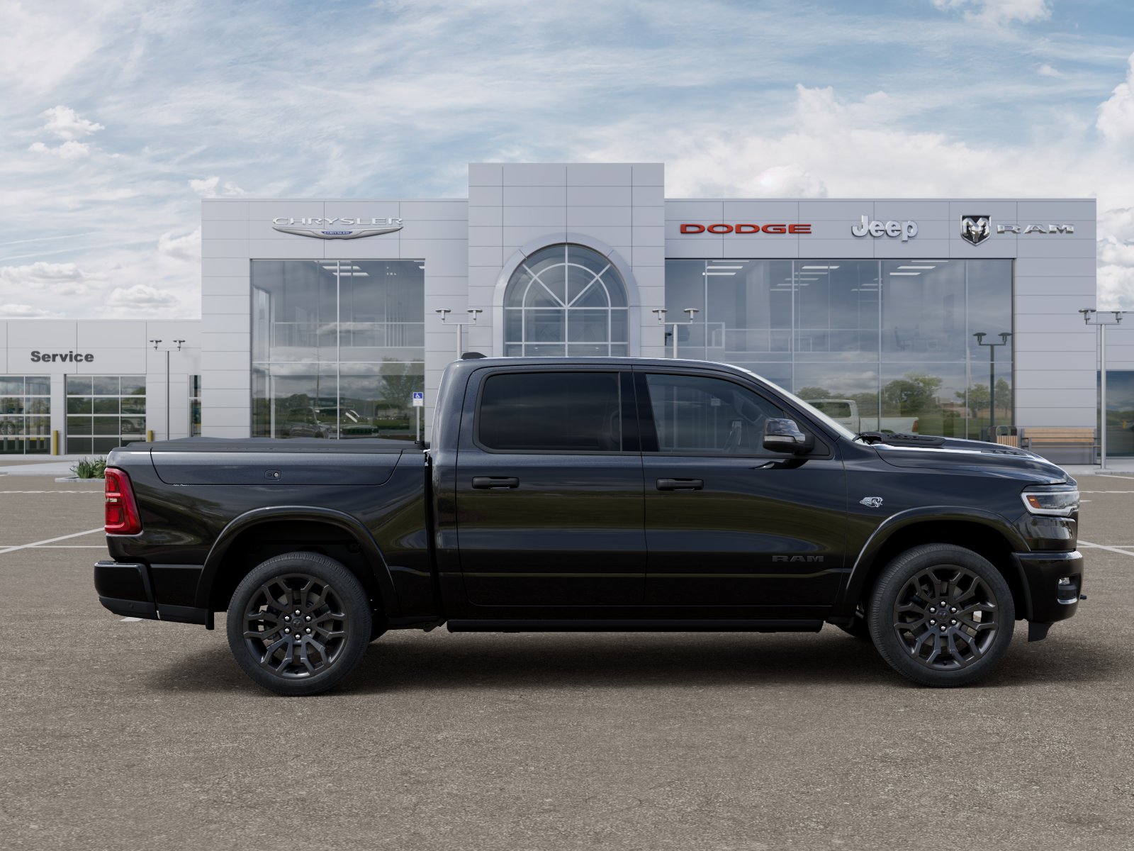 New 2026 Diamond Black Crystal Pearl-Coat Exterior Paint RAM Limited image 87