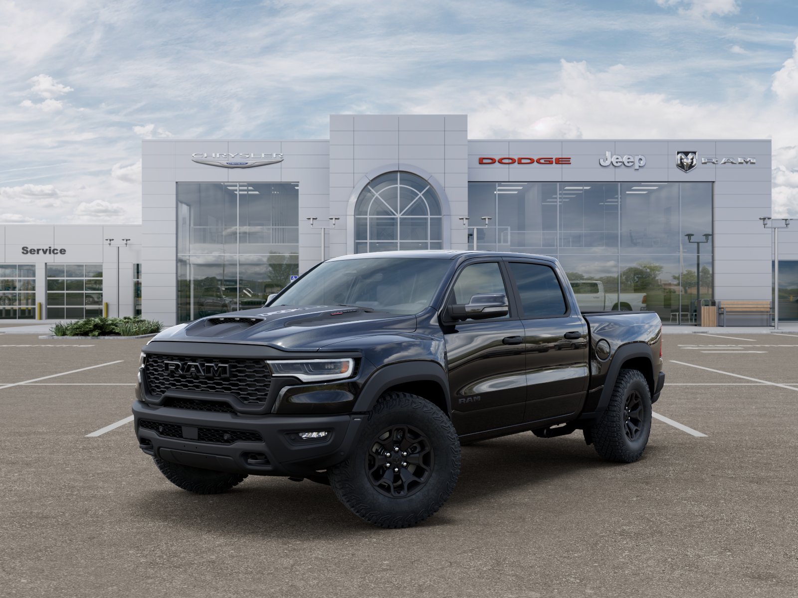 New 2026 Diamond Black Crystal Pearl-Coat Exterior Paint RAM RHO image 27
