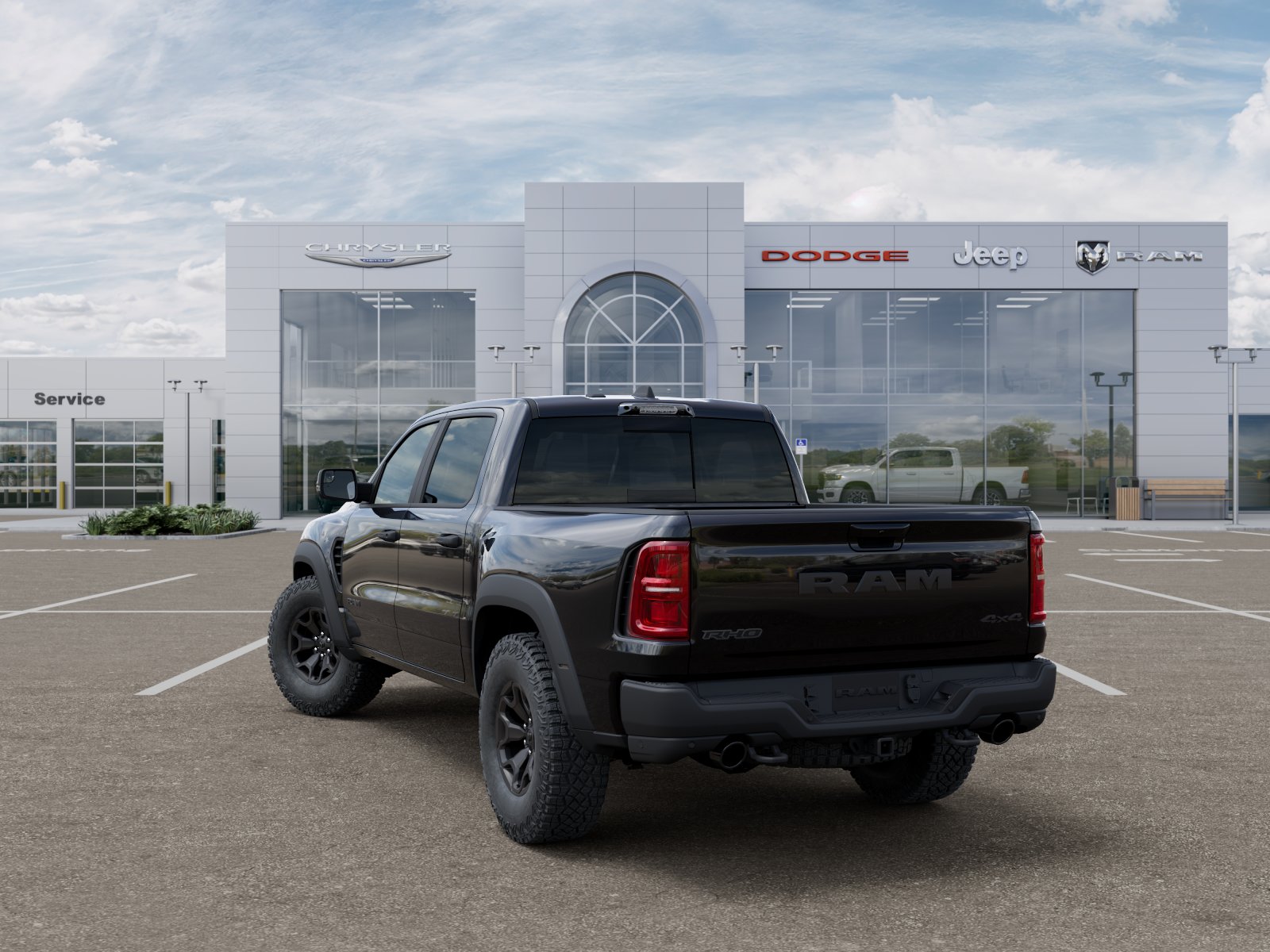 New 2026 Diamond Black Crystal Pearl-Coat Exterior Paint RAM RHO image 29