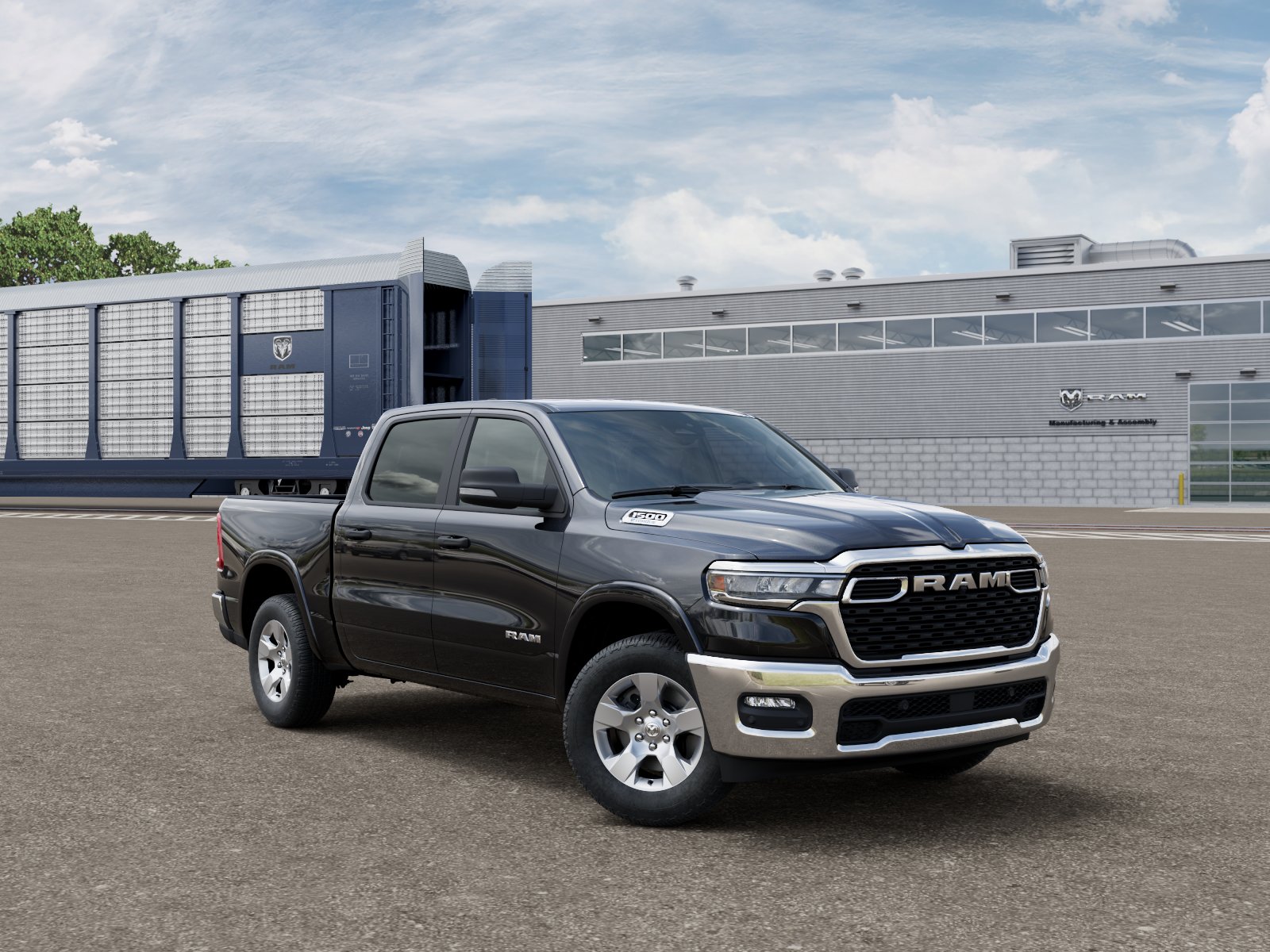 New 2026 Diamond Black Crystal Pearl-Co Ram RAM 1500 BIG HORN CREW CAB 4X4 image 5