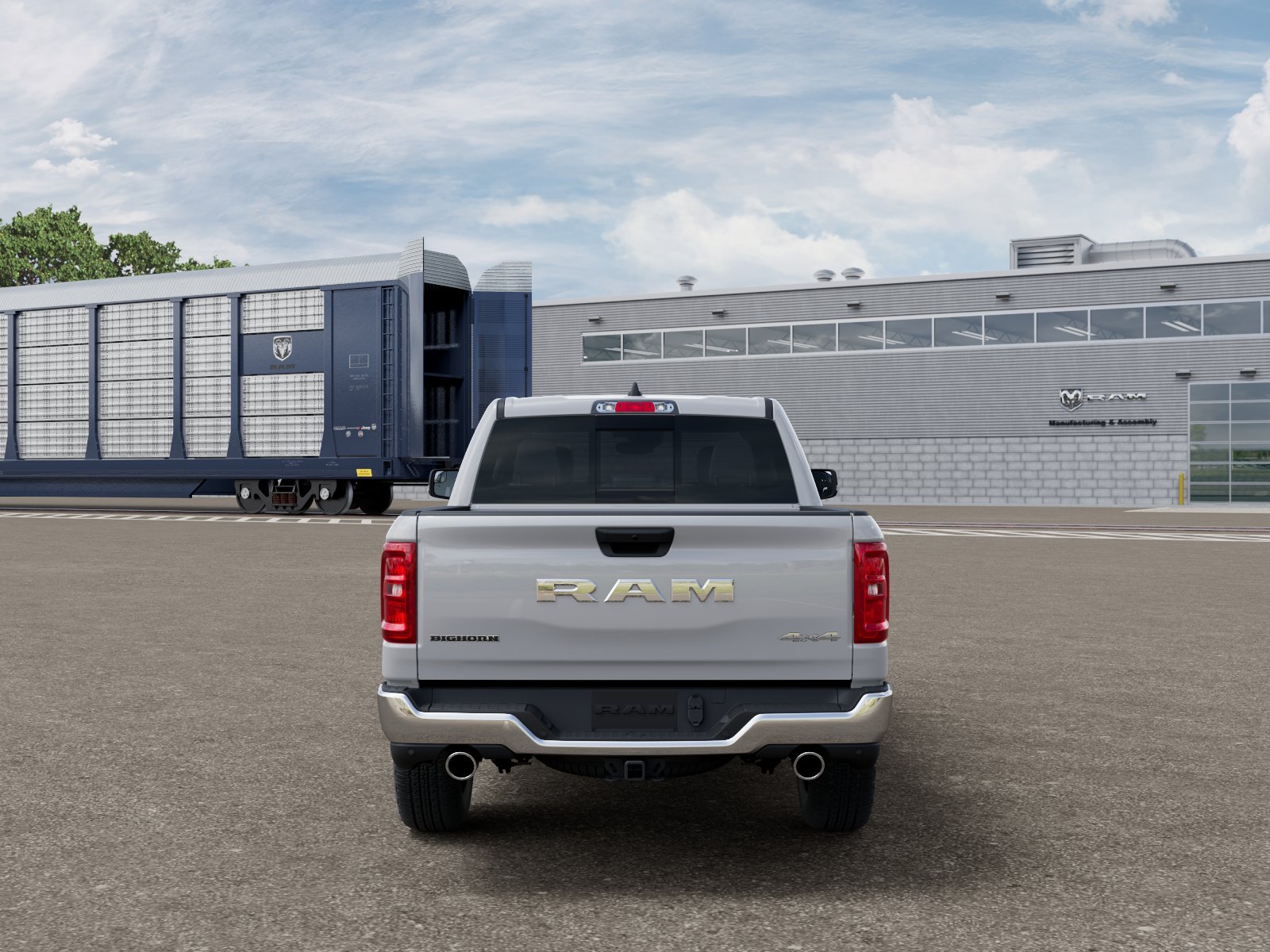 New 2026 Bright White Clear-Coat Exteri Ram RAM 1500 BIG HORN CREW CAB 4X4 image 7