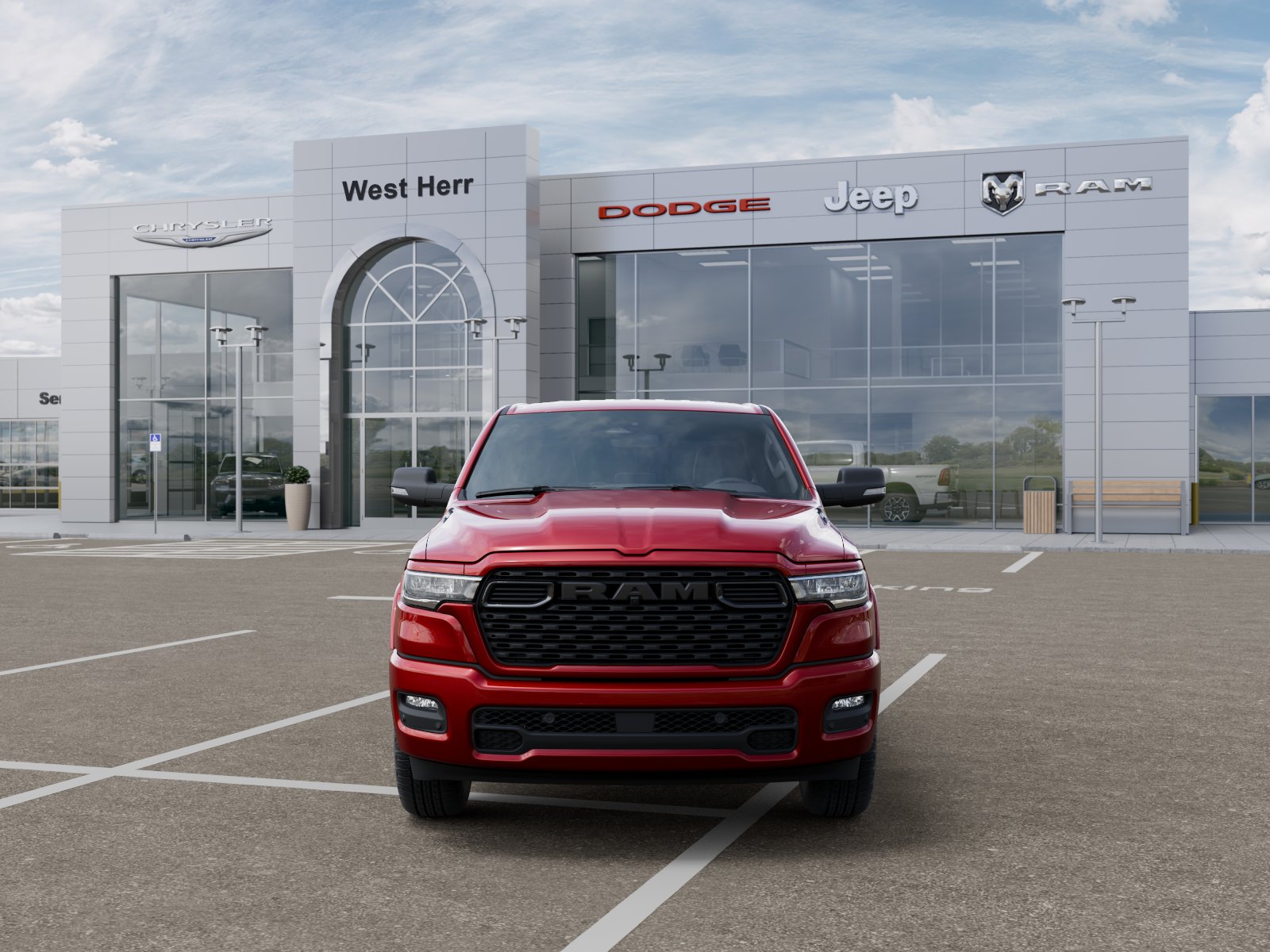 New 2026 Molten Red Pearlcoat Ram Big Horn image 6