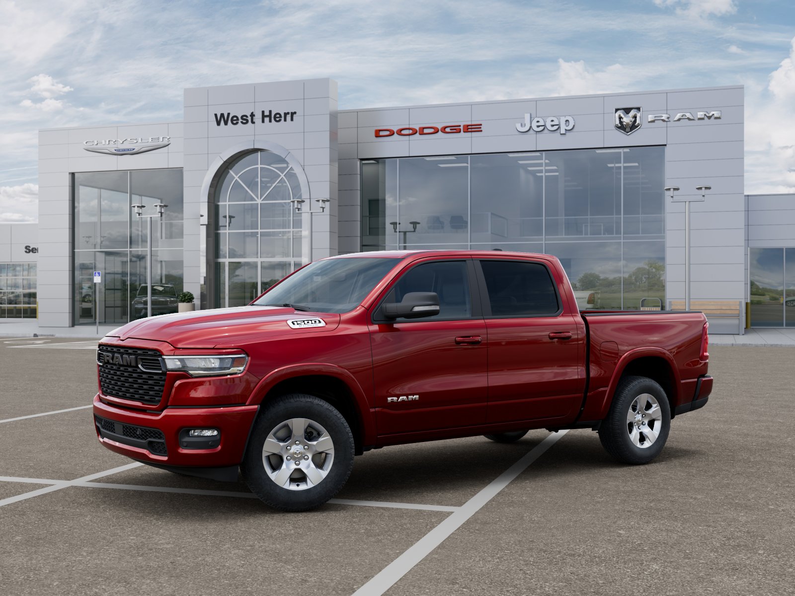New 2026 Molten Red Pearlcoat Ram Big Horn image 2
