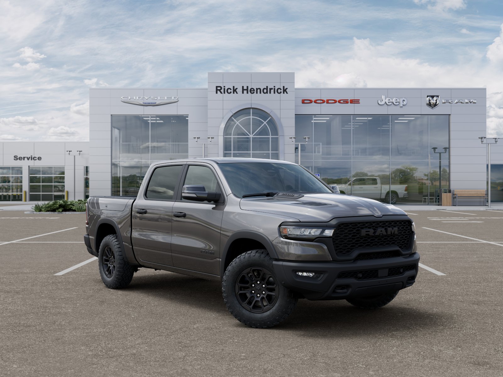 New 2026 Granite Crystal Metallic Clear-Coat Exterior Paint RAM Rebel image 32