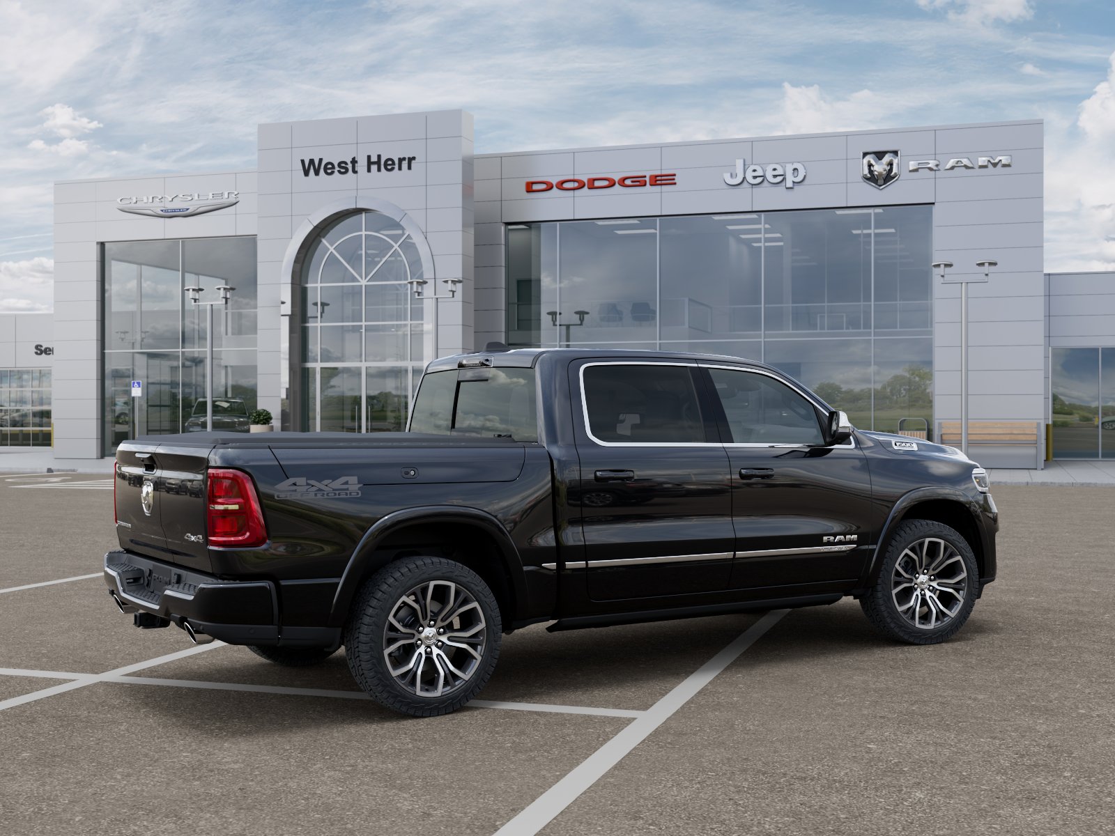 New 2026 Diamond Black Crystal Pearl-Coat Exterior Paint RAM Tungsten image 17