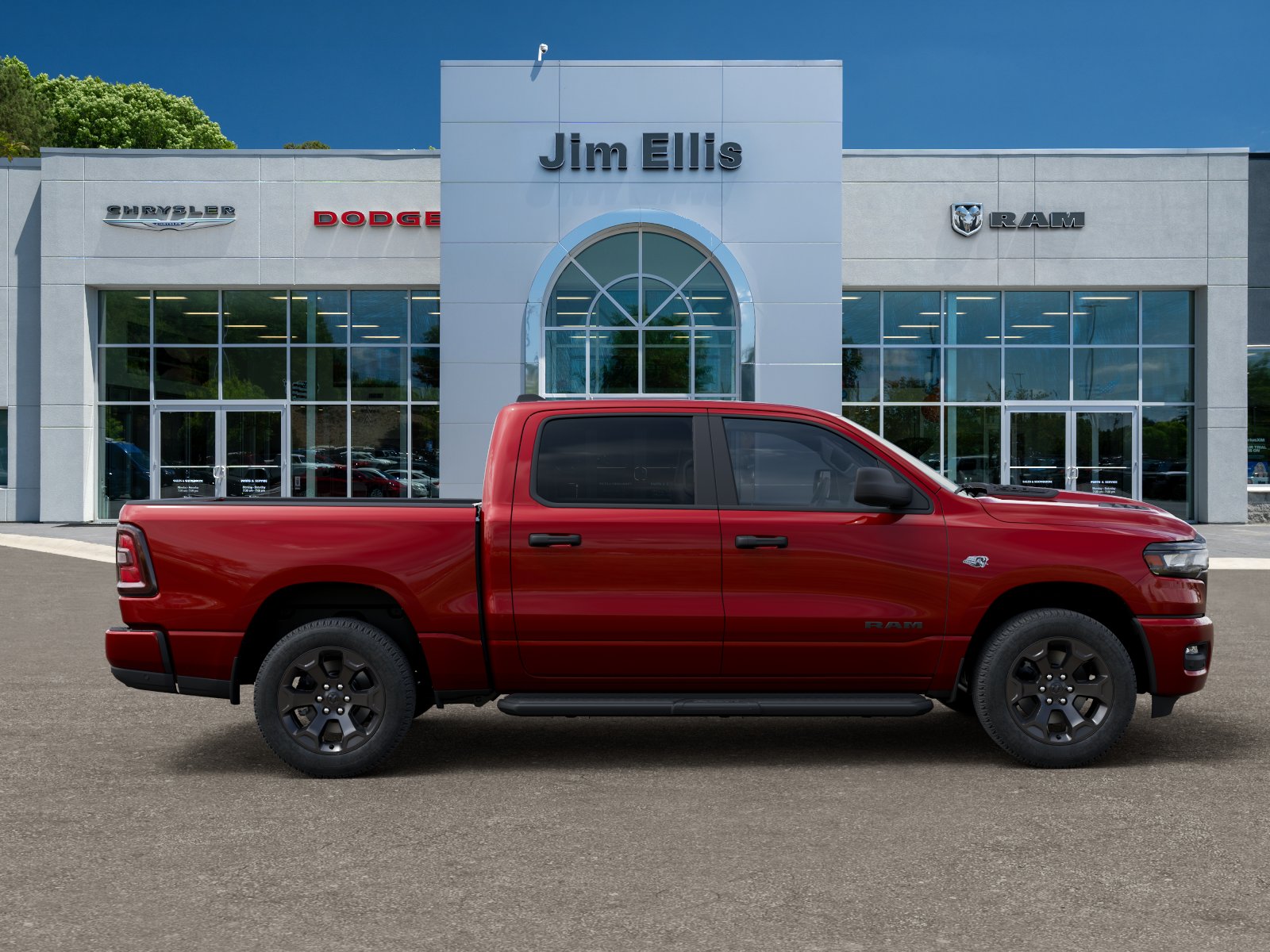 New 2026 Molten Red Pearl-Coat Exterior Paint RAM Tradesman image 47