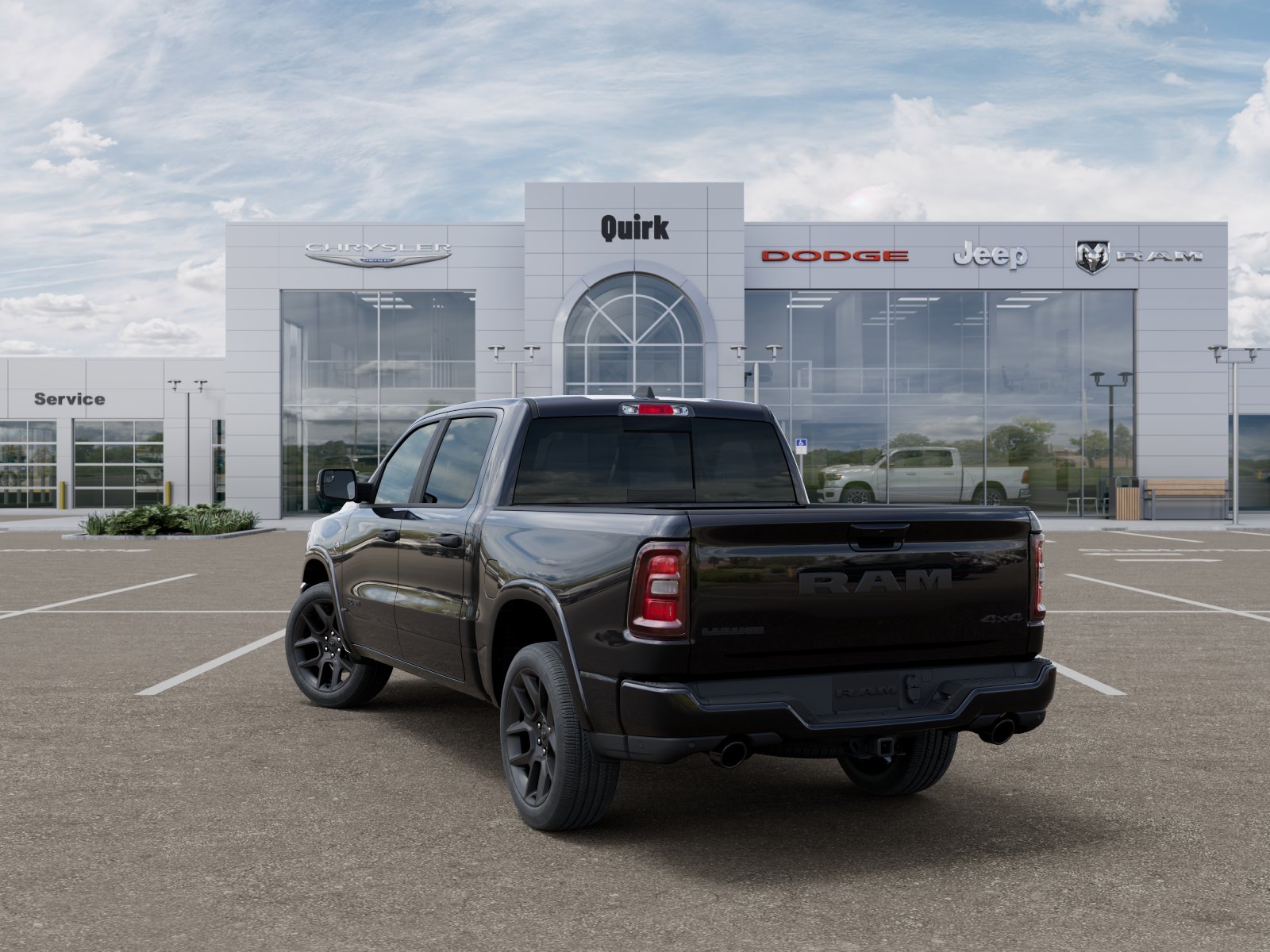 New 2026 Diamond Black Crystal Pearlcoat Ram Laramie image 29